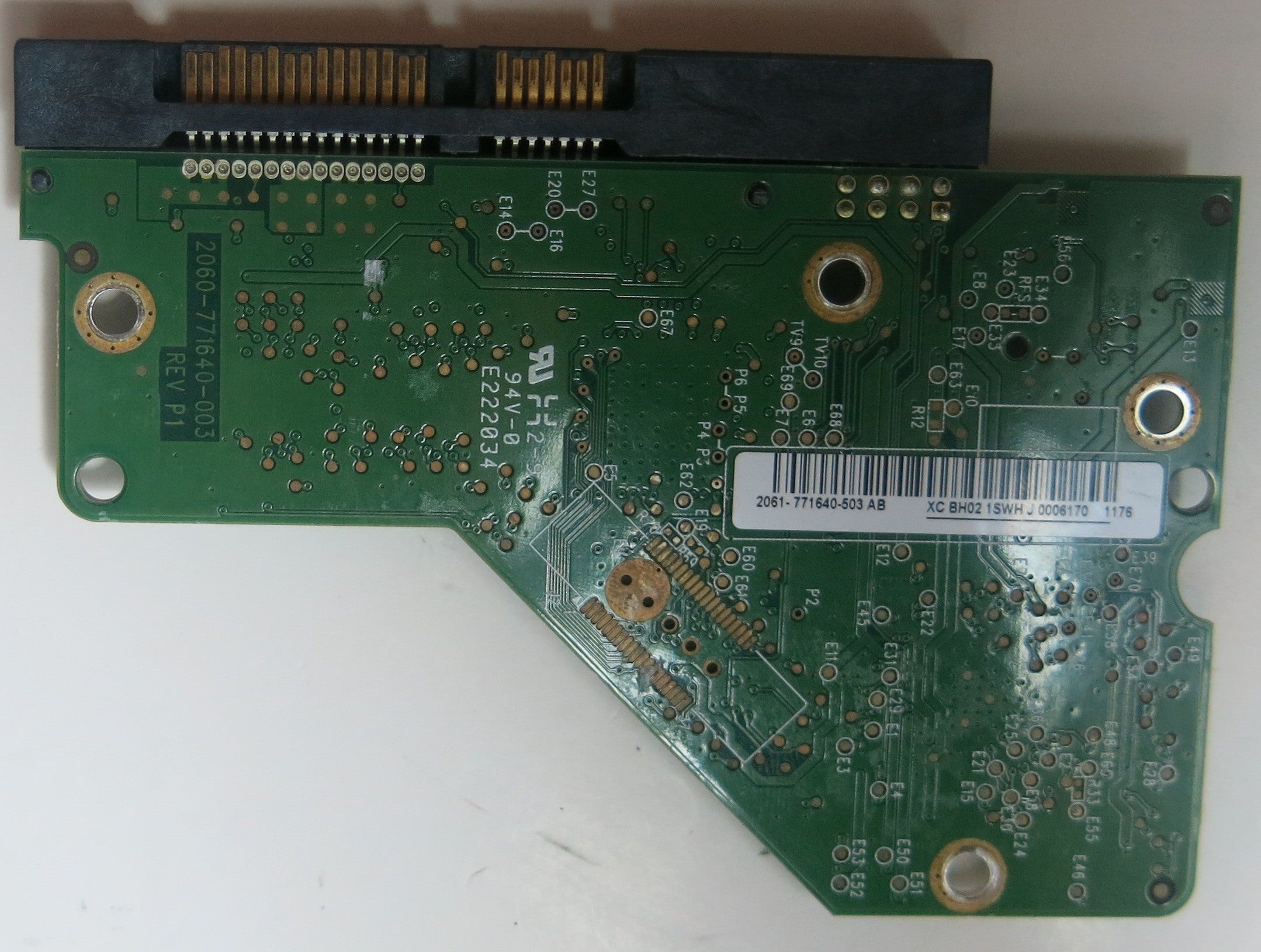 WESTERN DIGITAL , PN , DCM  , 2060-771640-003 REV P1  PCB