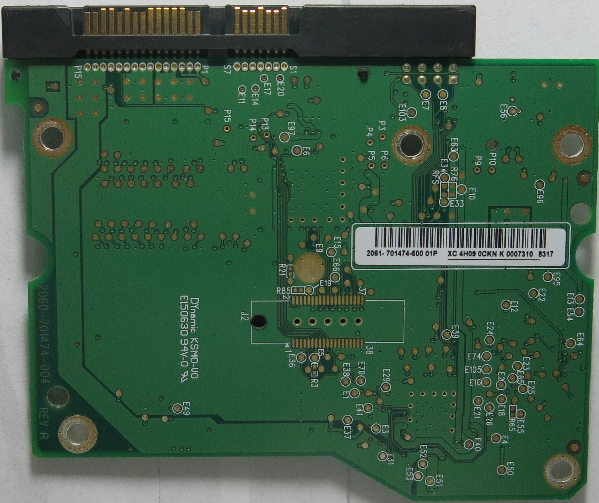 WESTERN DIGITAL WD10EACS-00ZJB0 2060-701474-004 REV A PCB