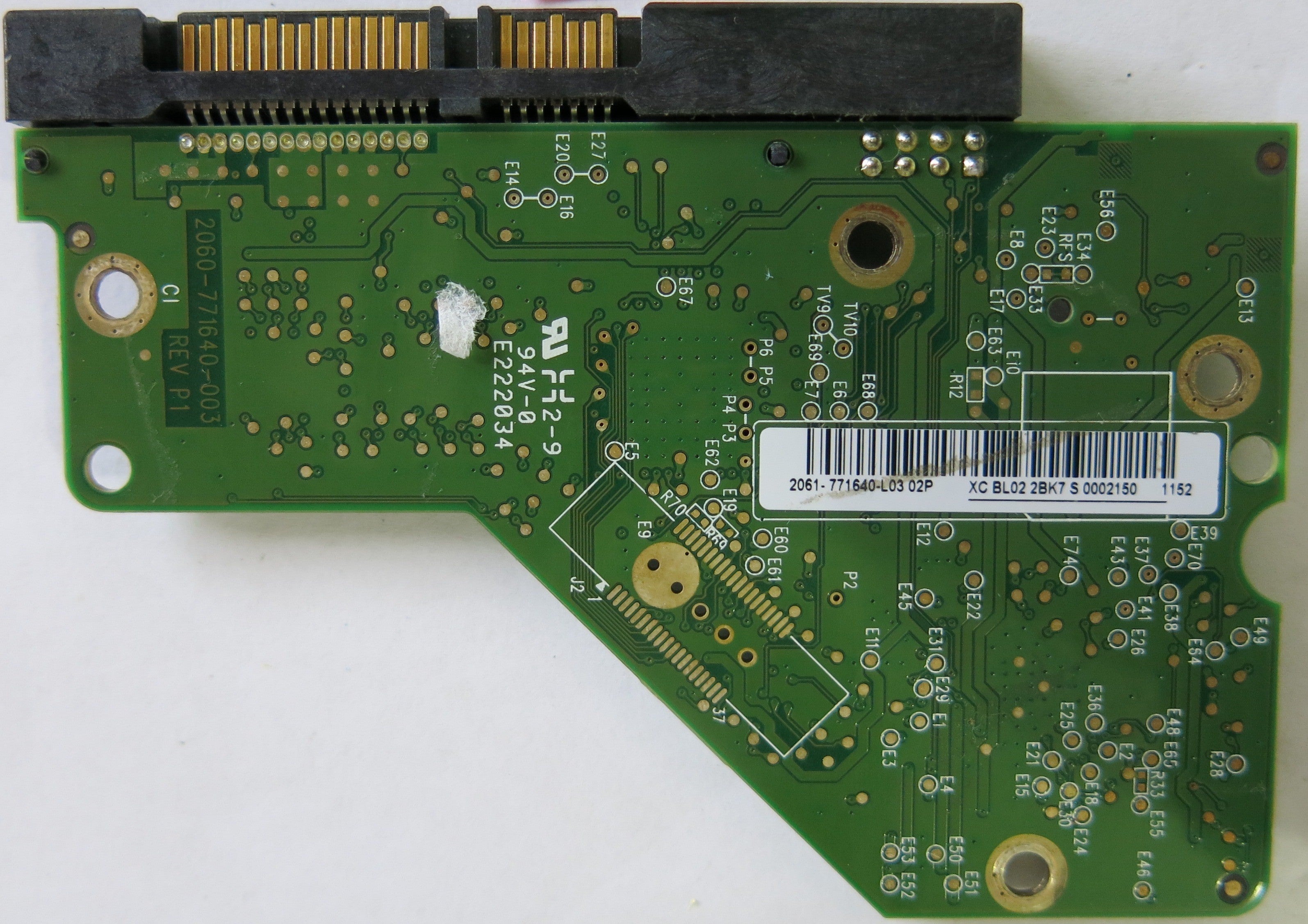 WESTERN DIGITAL WD10EADS-11M2B2 2060-771640-003 REV P1 PCB
