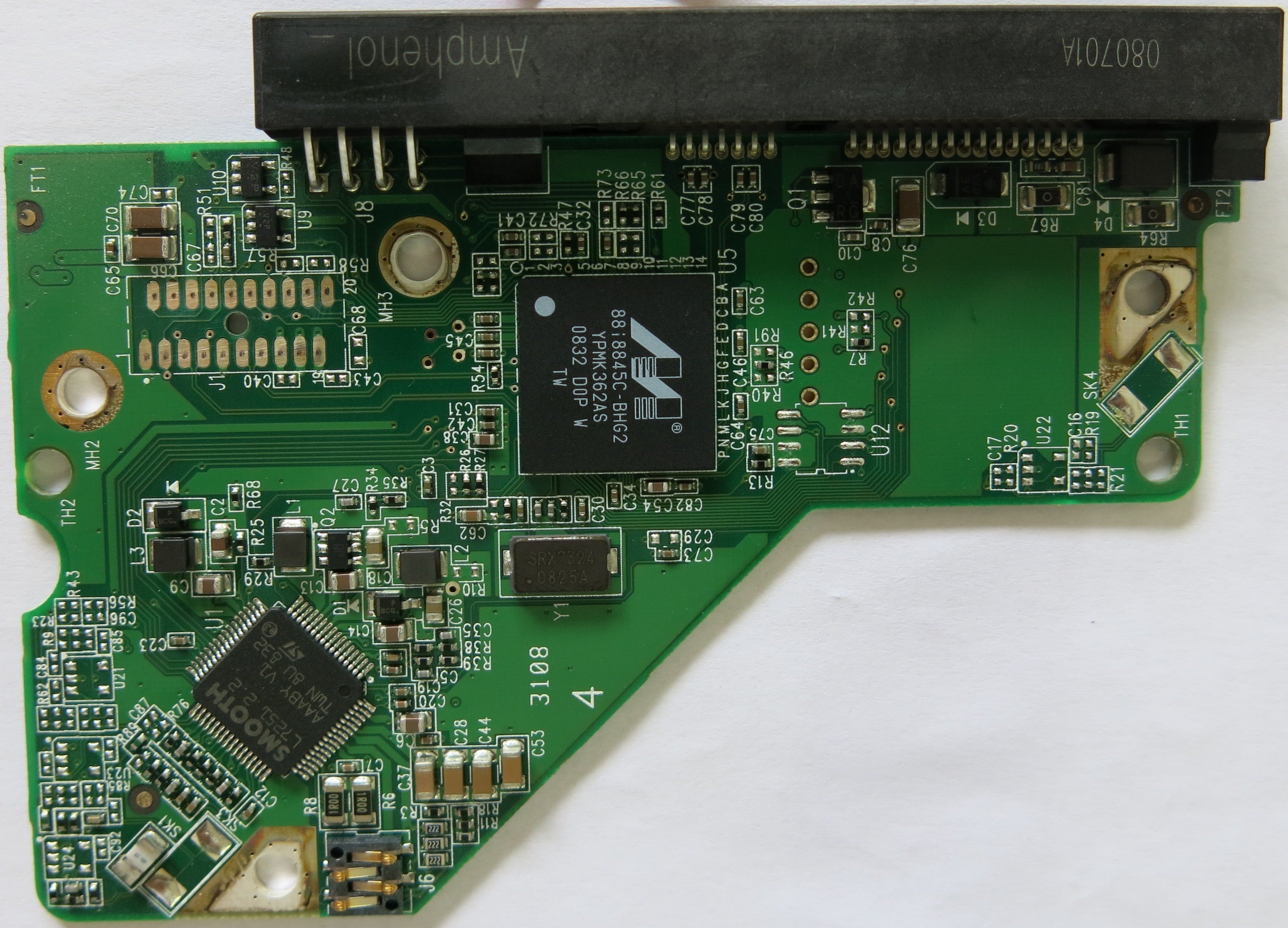 WESTERN DIGITAL WD10EAVS-00D7B0 2060-701537-004 REV A PCB