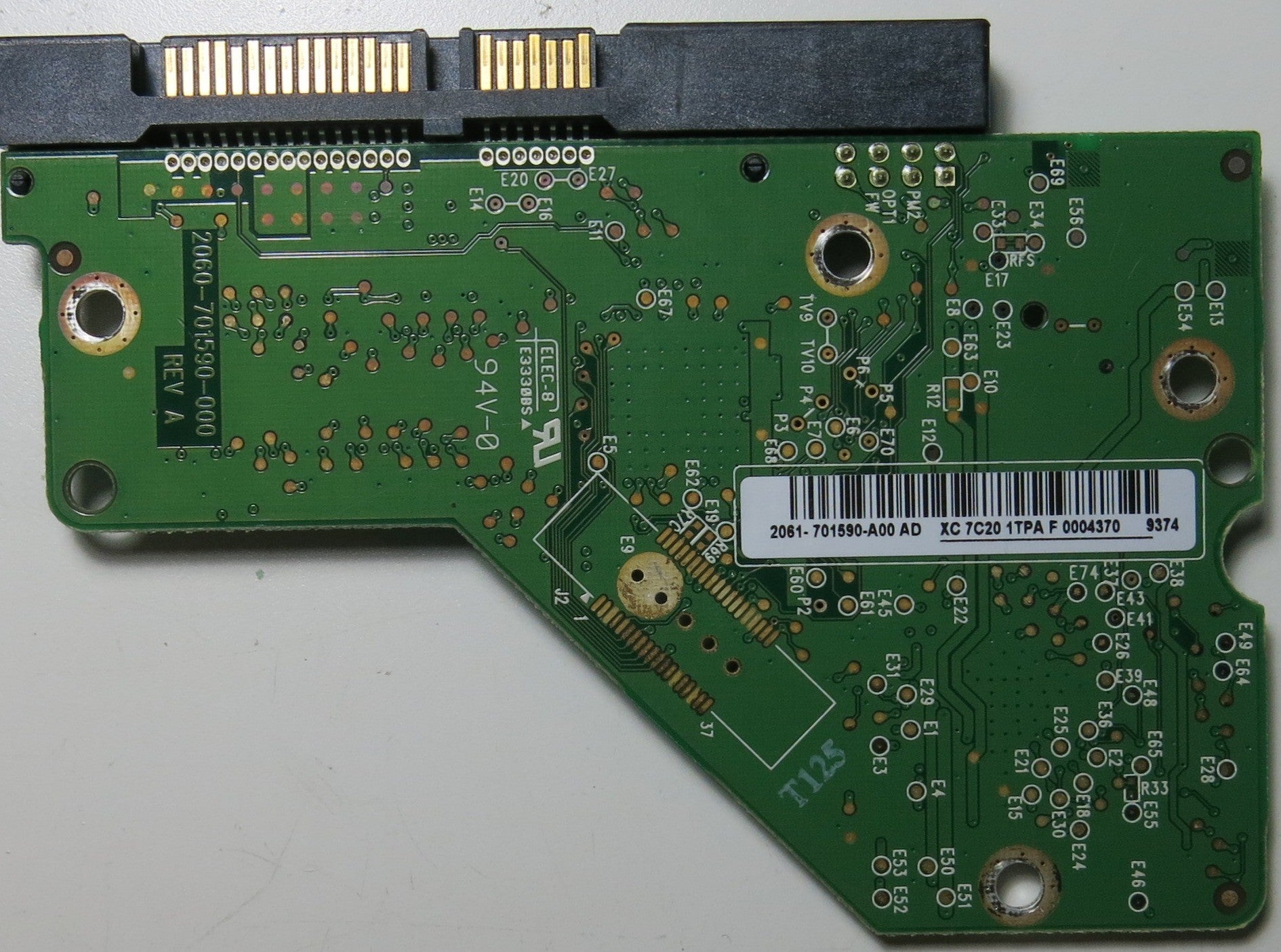 WESTERN DIGITAL WD10EAVS-32D7B1,  PCB