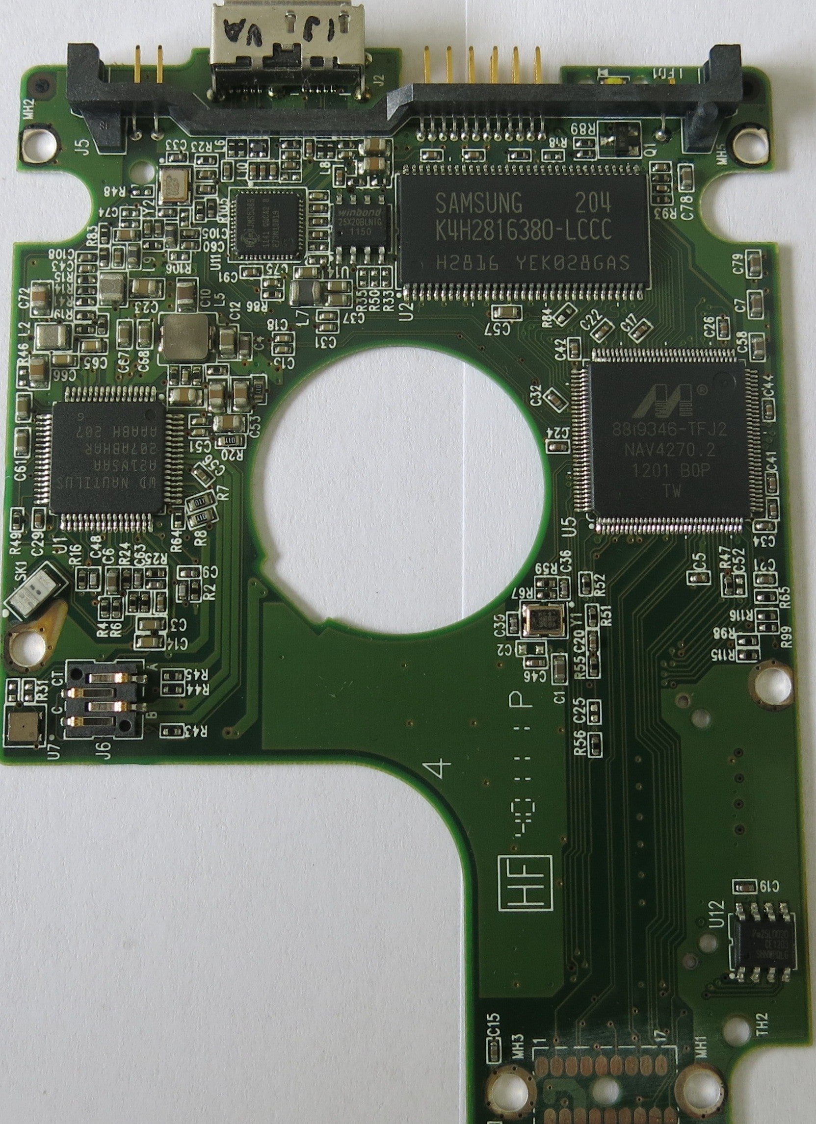 WESTERN DIGITAL WD10JMVW-11S5XS0 2060-771801-002 REV A P1 PCB