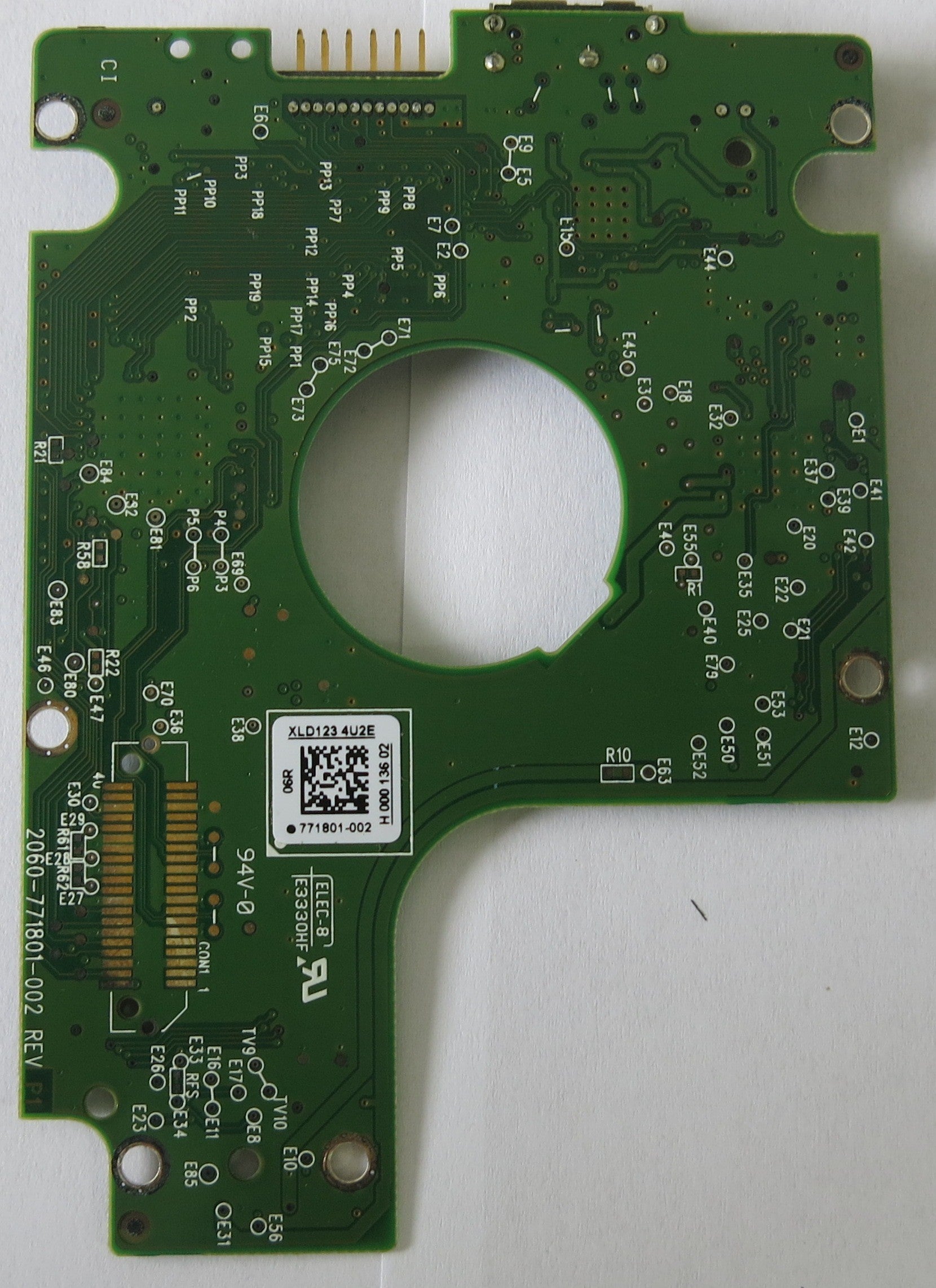 WESTERN DIGITAL WD10JMVW-11S5XS0 2060-771801-002 REV A P1 PCB