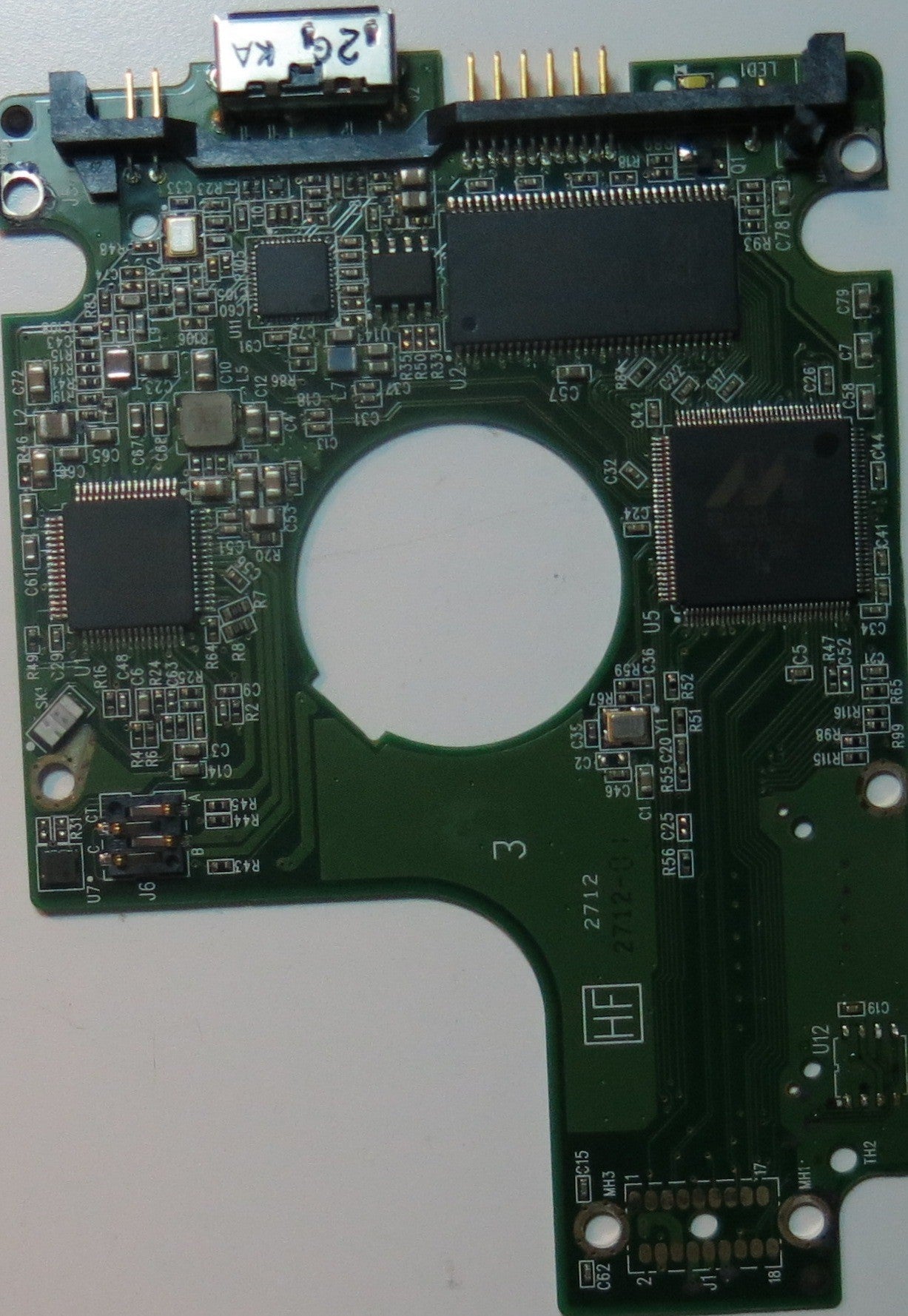 WESTERN DIGITAL WD10JMVW-11S5XS0,  PCB