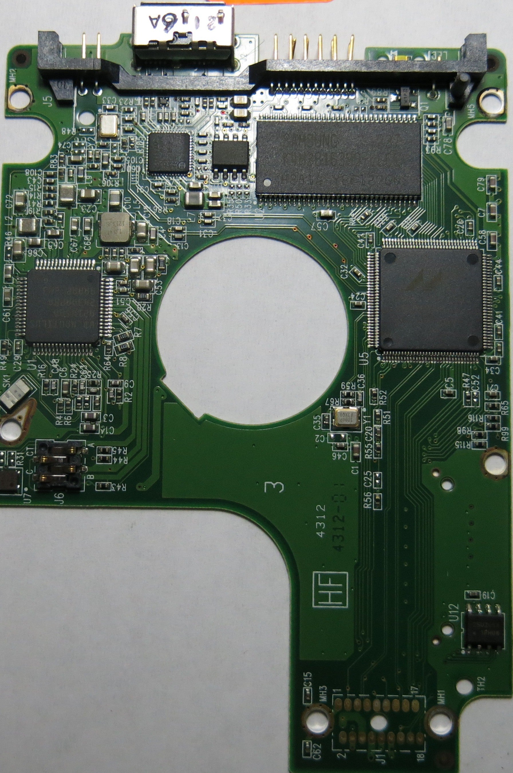 WESTERN DIGITAL WD10JMVW-11S5XS1 2060-771801-002 REV A PCB