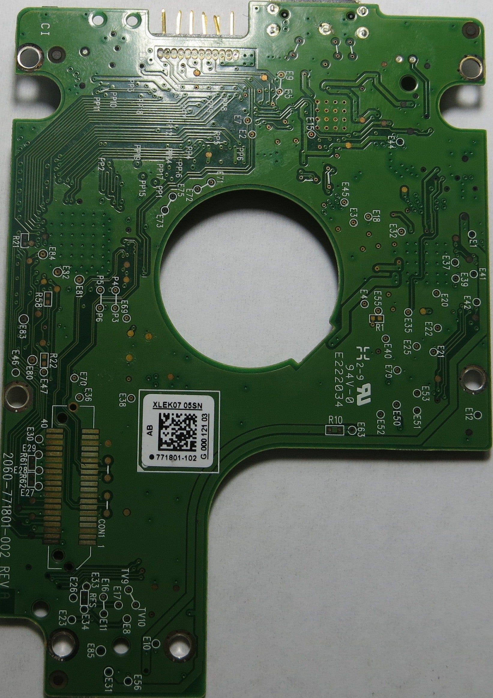 WESTERN DIGITAL WD10JMVW-11S5XS1 2060-771801-002 REV A PCB