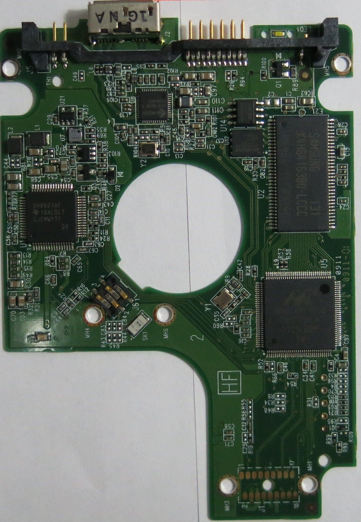 WESTERN DIGITAL WD10TMVW-11ZSMS4 2060-771761-001 REV P1 PCB