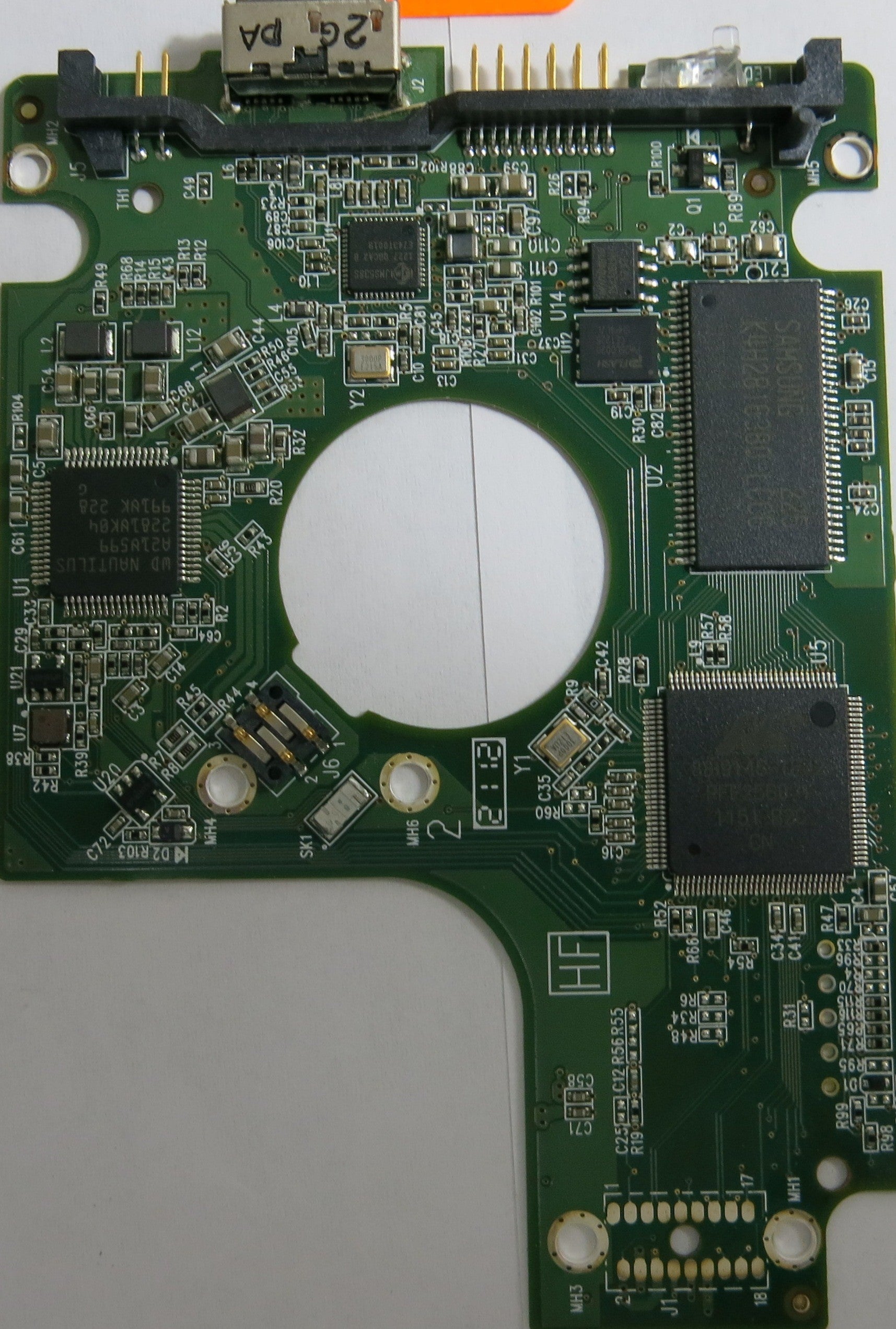 WESTERN DIGITAL WD10TMVW-11ZSMS5 2060-771814-001 REV A PCB