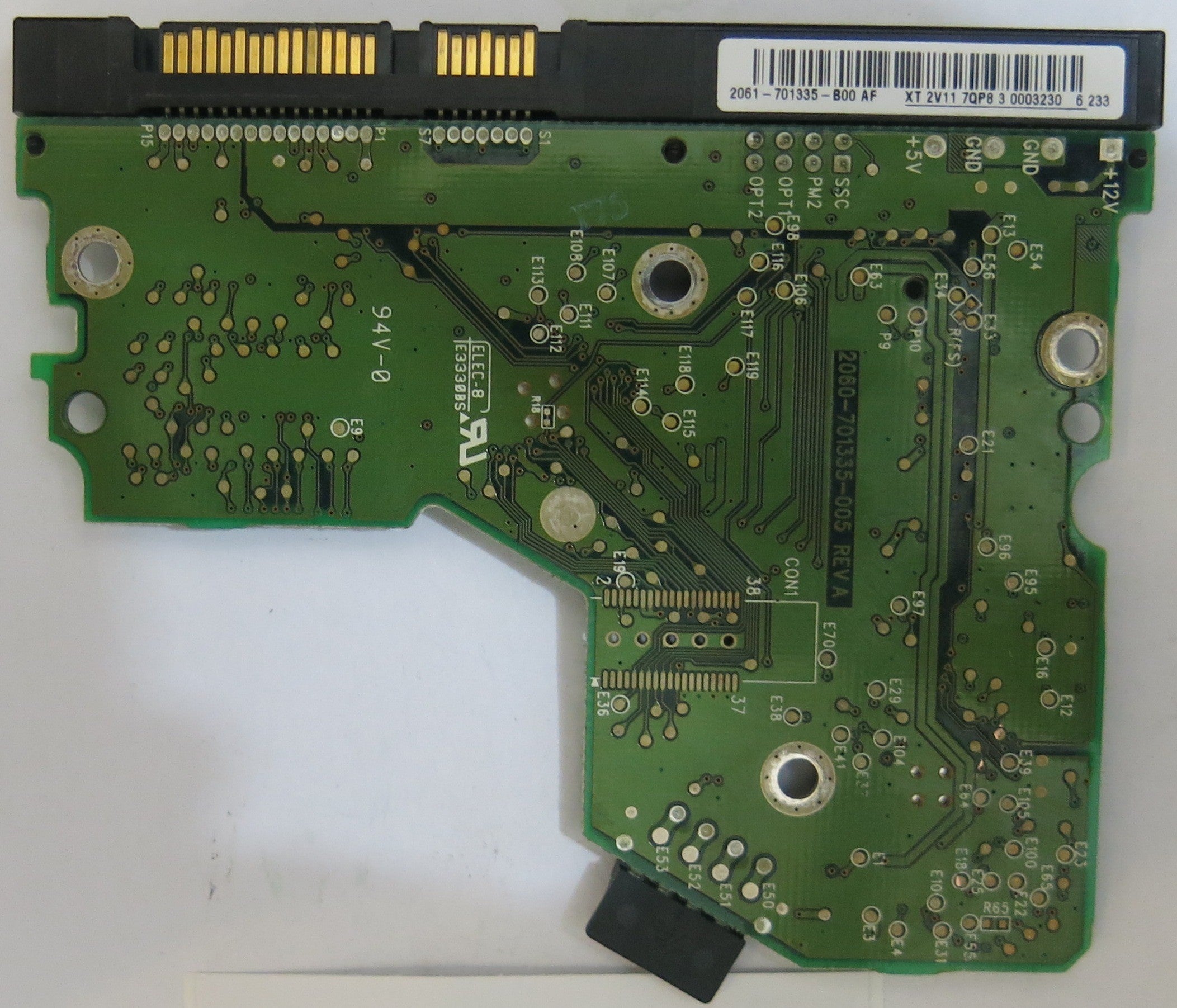 WESTERN DIGITAL WD1200JS-00MHB0 2060-701335-005 REV A PCB