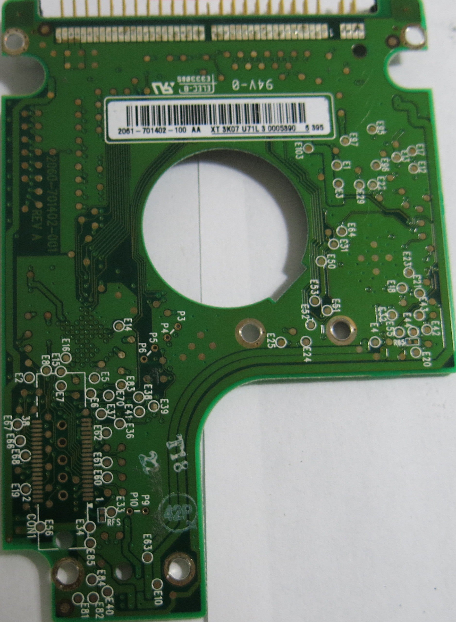 WESTERN DIGITAL WD1200VE-00KWT0 2060-701402-001 REV A PCB