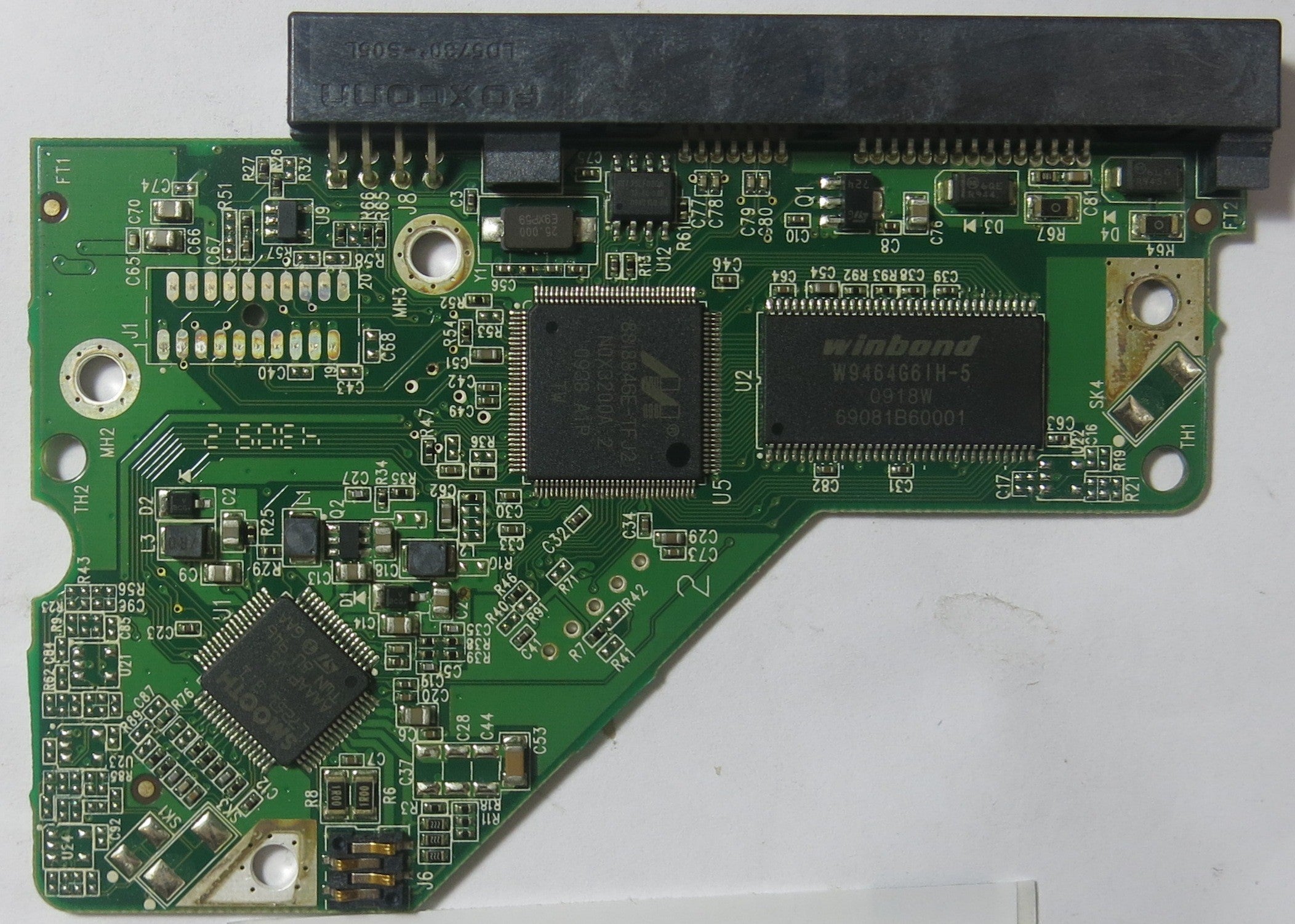 WESTERN DIGITAL WD1600AAJS-00L7A0 DCM DHNNNT2CH 2060-701590-001 REV A PCB