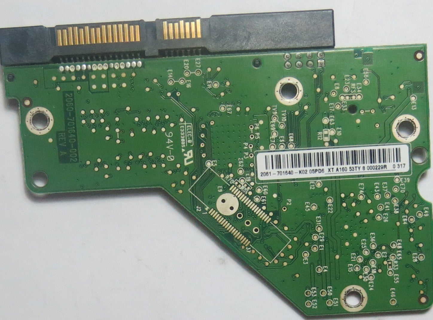 WESTERN DIGITAL WD1600AAJS'00V4A0,  PCB