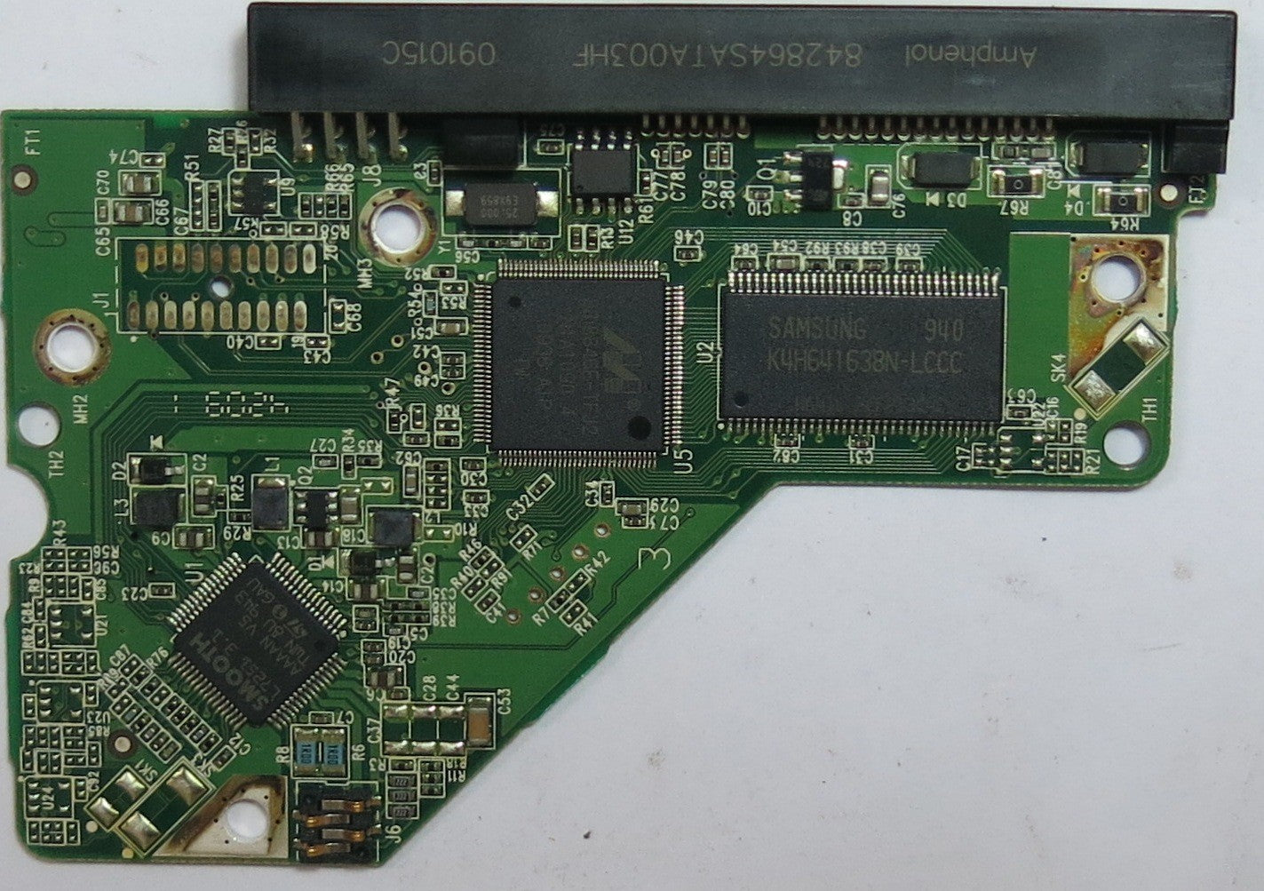 WESTERN DIGITAL WD1600AAJS'75M0A0, DCM 2060-701590-001 REV A,  PCB