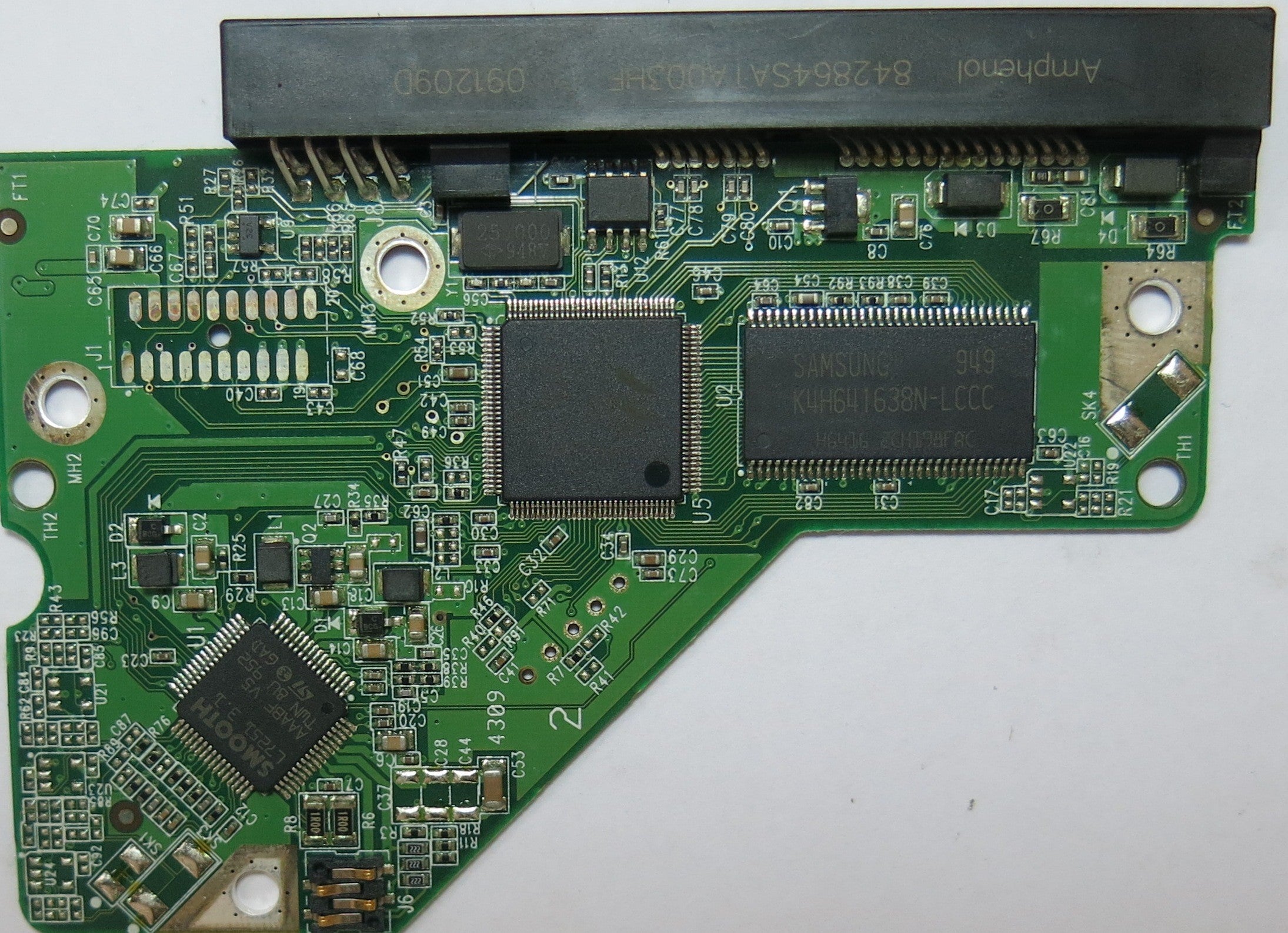 WESTERN DIGITAL WD1600AAJS'75M0A0, DCM 2060-701590-001 REV A,  PCB