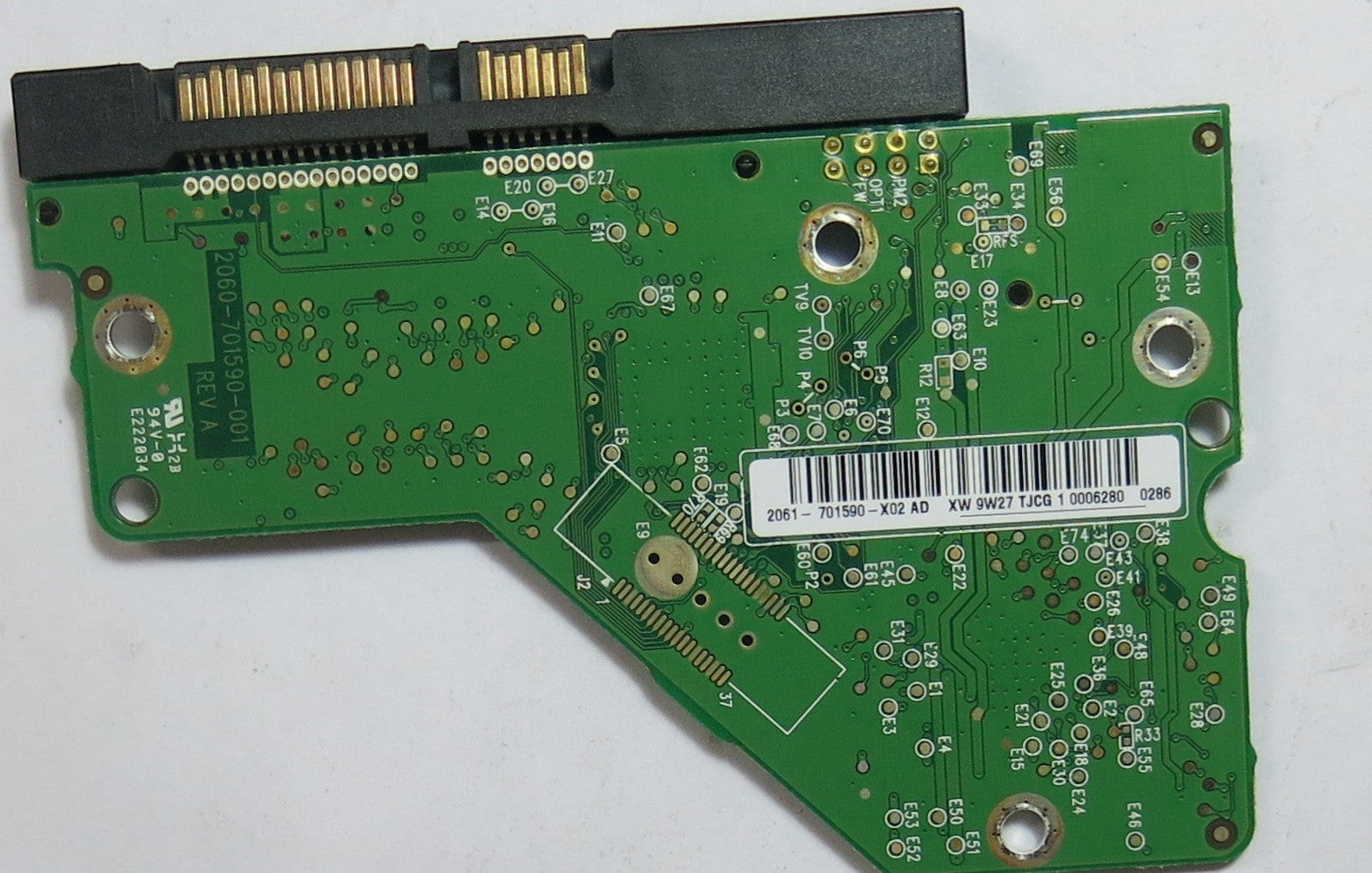 WESTERN DIGITAL WD1600AAJS'75M0A0, DCM 2060-701590-001 REV A,  PCB