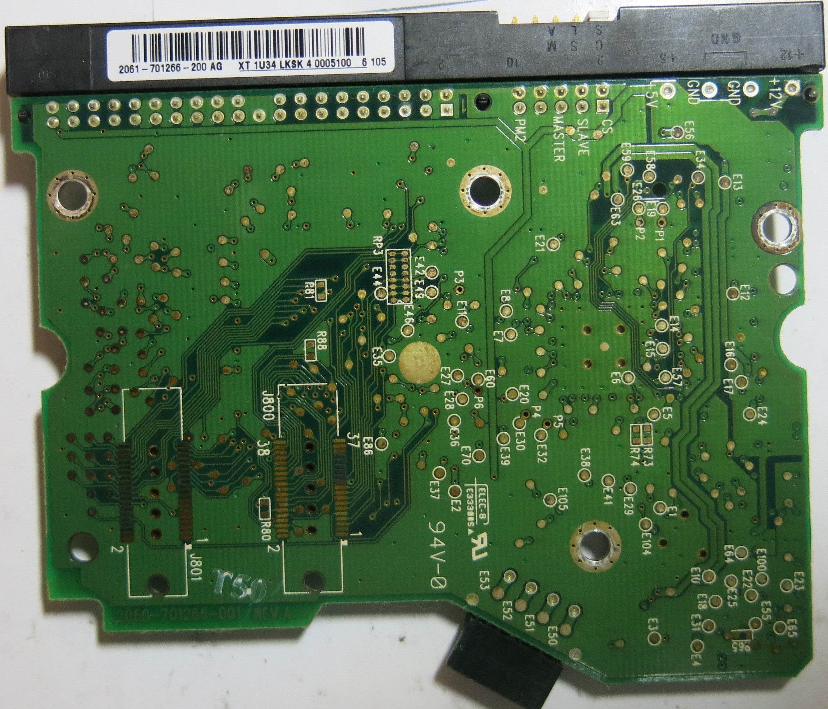 WESTERN DIGITAL WD1600BB-56GUC0 2060-701266-001 REV A PCB