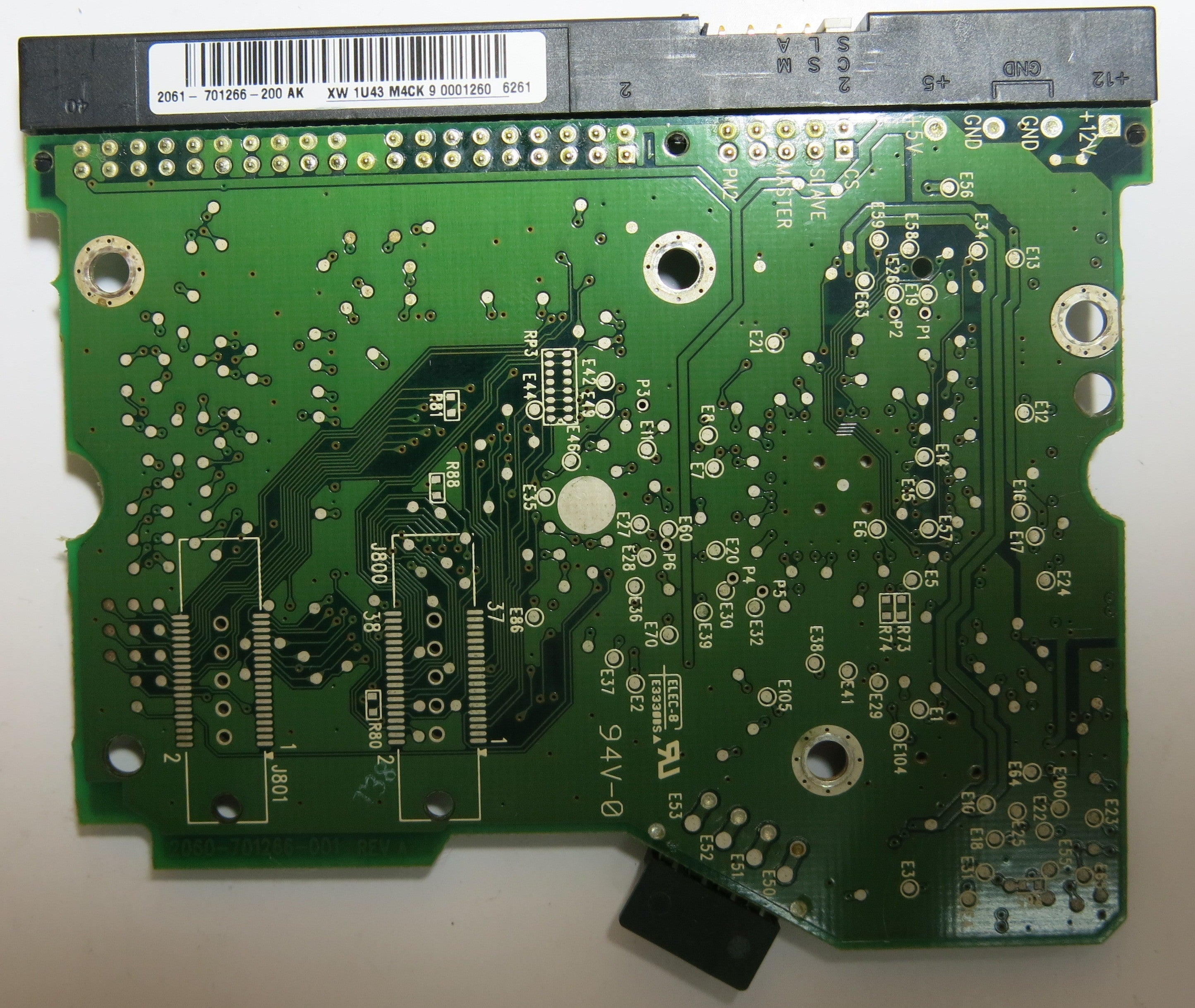 WESTERN DIGITAL WD1600BB-56GUC0 2060-701266-001 REV A PCB