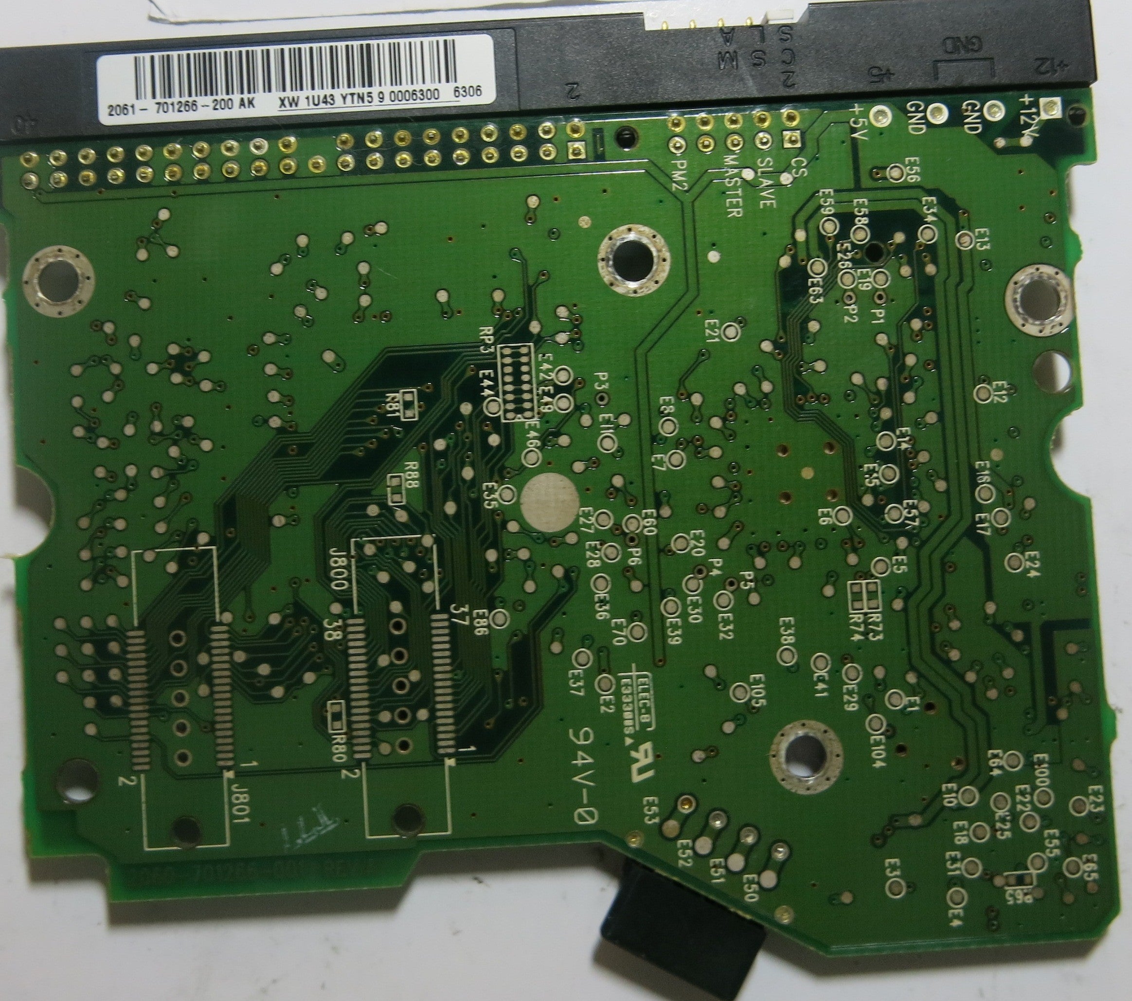 WESTERN DIGITAL WD1600BB-56GUC0 2060-701292-001 REV A PCB