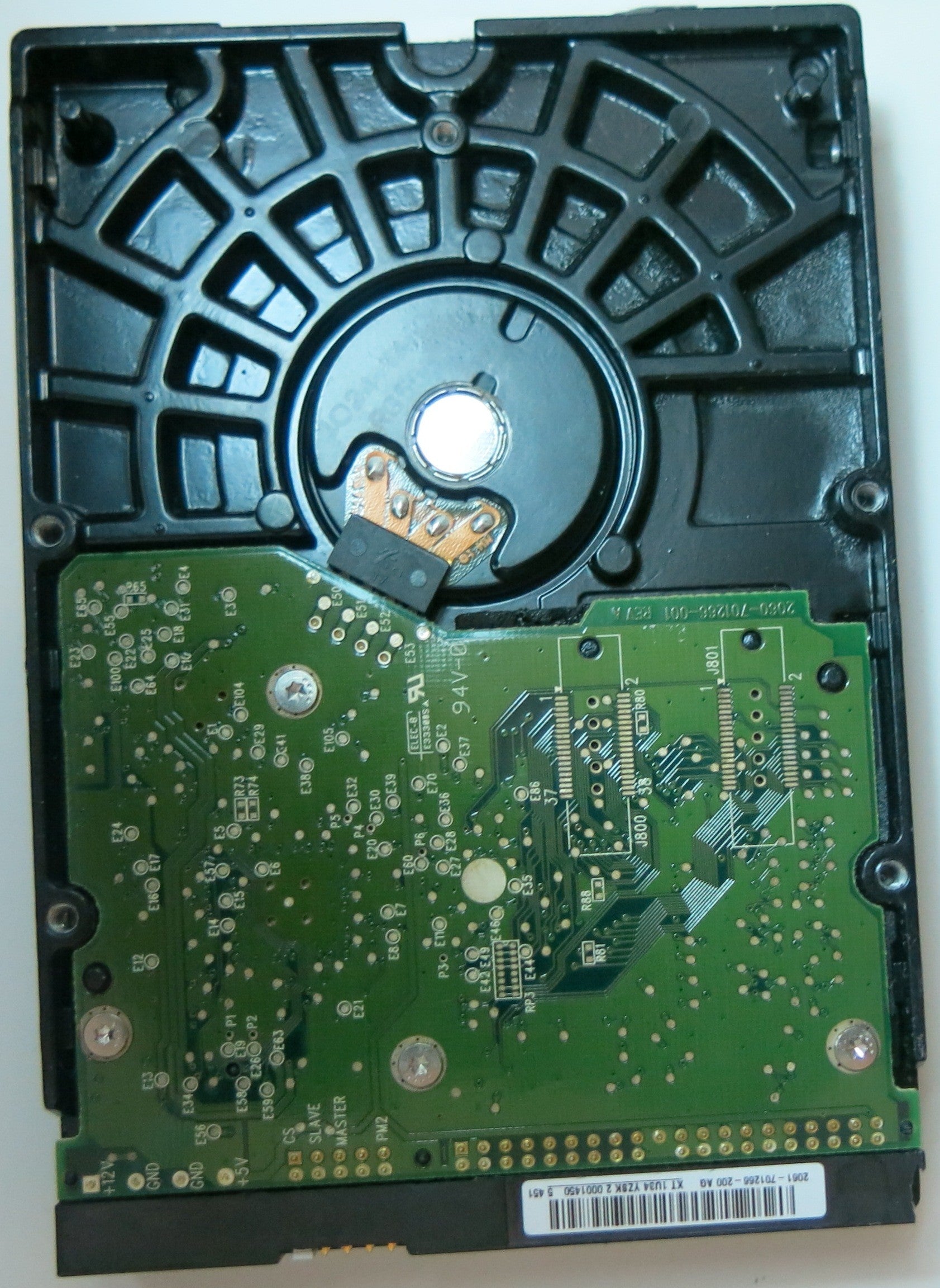 WD1600BB-56GUC0 PCB: 2060-701266-001 REV A SERIAL NUMBER: WD1600BB-56GUC0 DCM HSBHCTJAA 160 GB