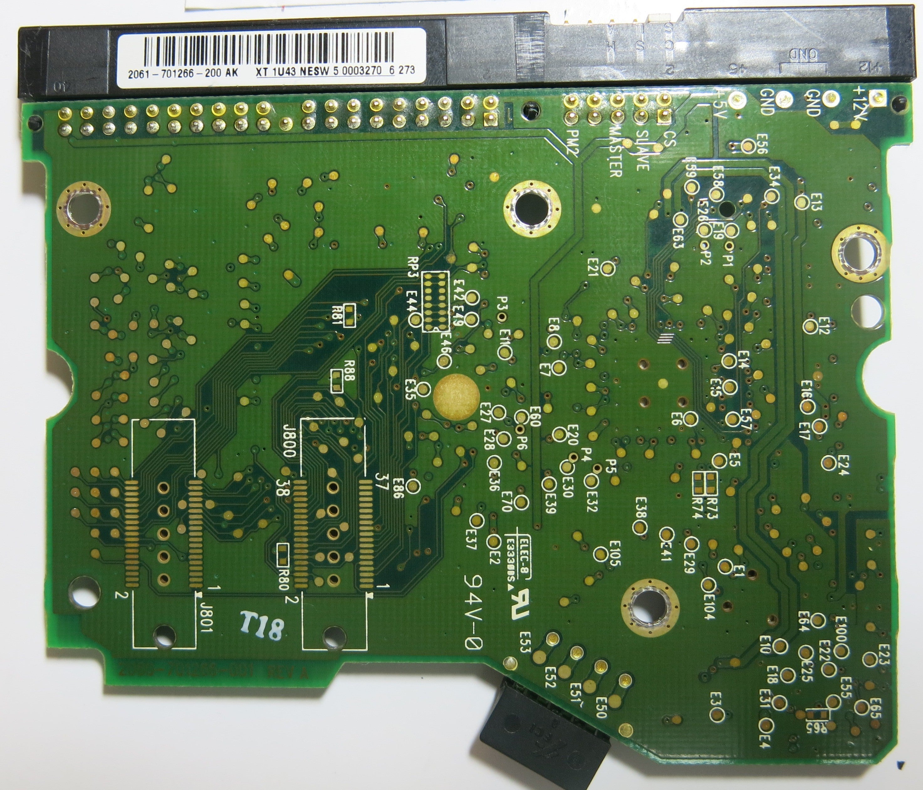 WESTERN DIGITAL WD1600BB-56GUCO 2060-701266-001 REV A PCB