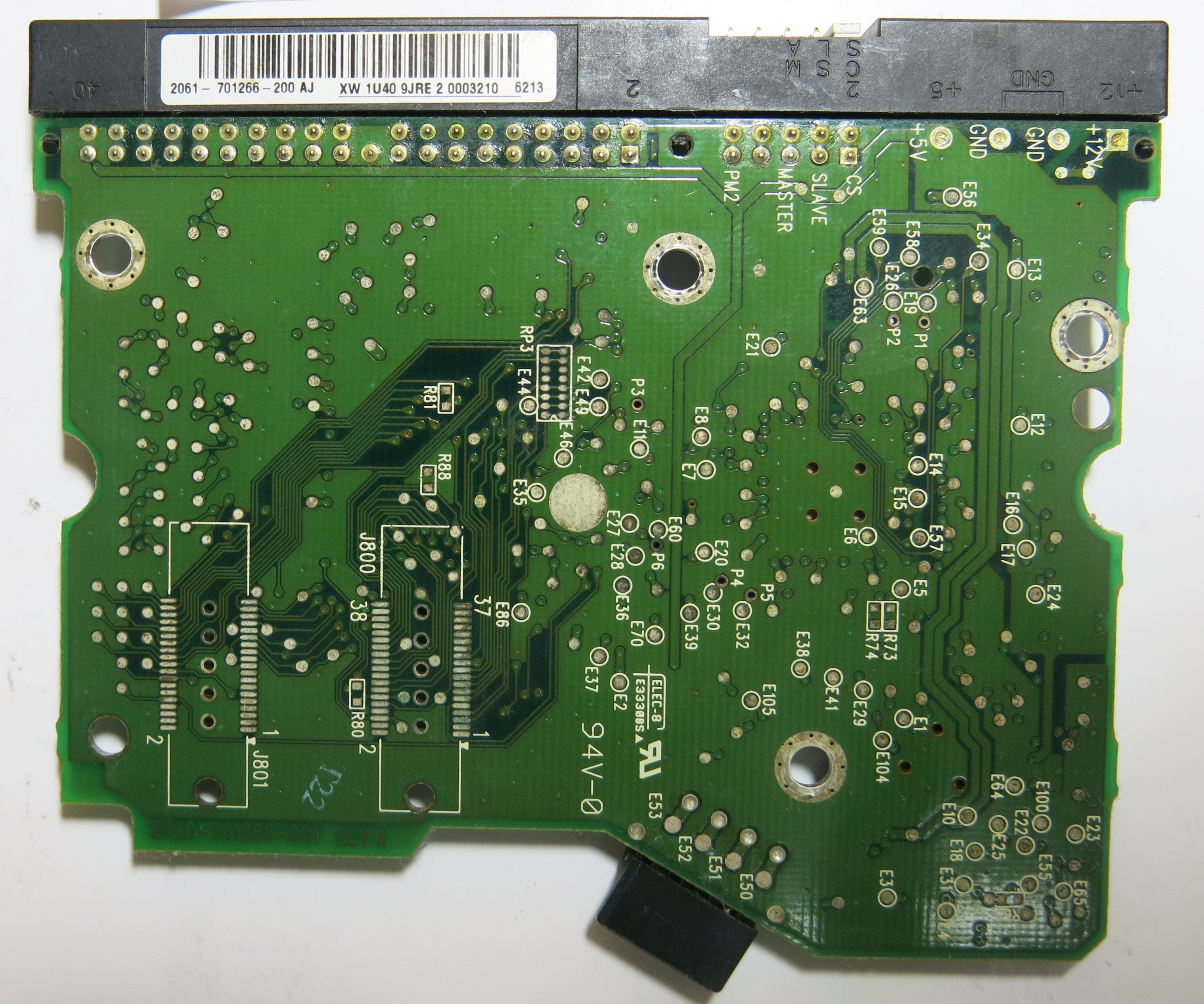 WESTERN DIGITAL WD1600BB-56GUCO 2060-701266 REV A PCB