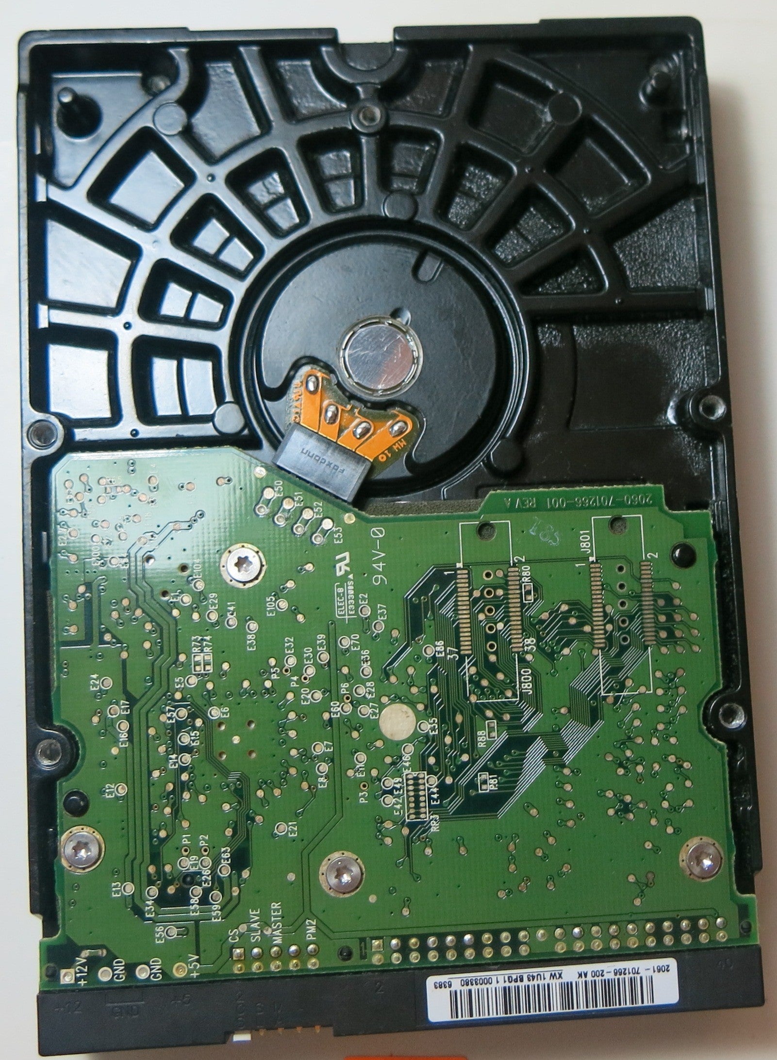 WD1600BB-56GUCO PCB: 2060-701266-001 REV A SERIAL NUMBER:  WMAL95198419 DCM HSBHNTJACH 160GB