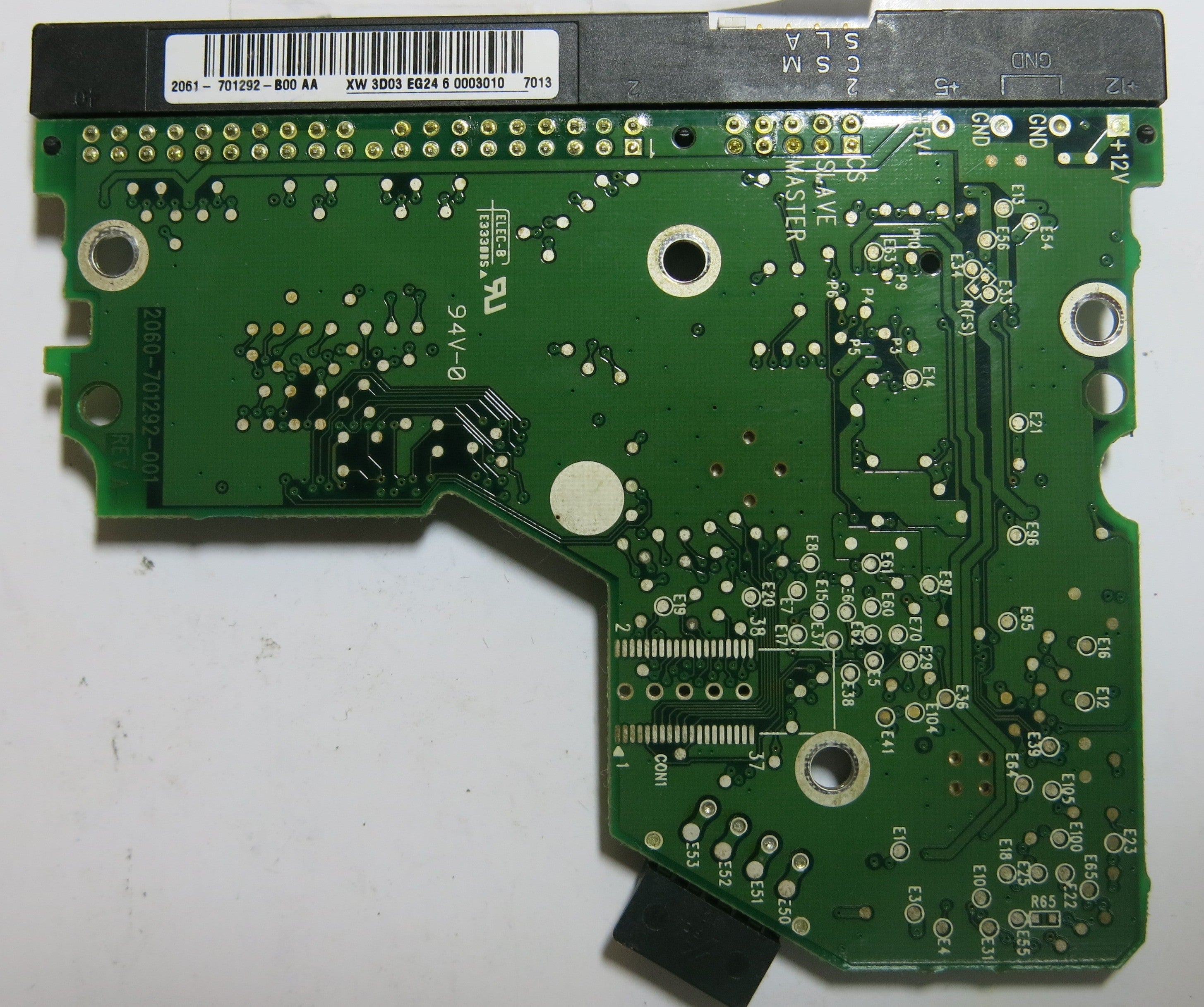 WESTERN DIGITAL WD1600BB-56RDA0 2060-701292-001 REV A PCB