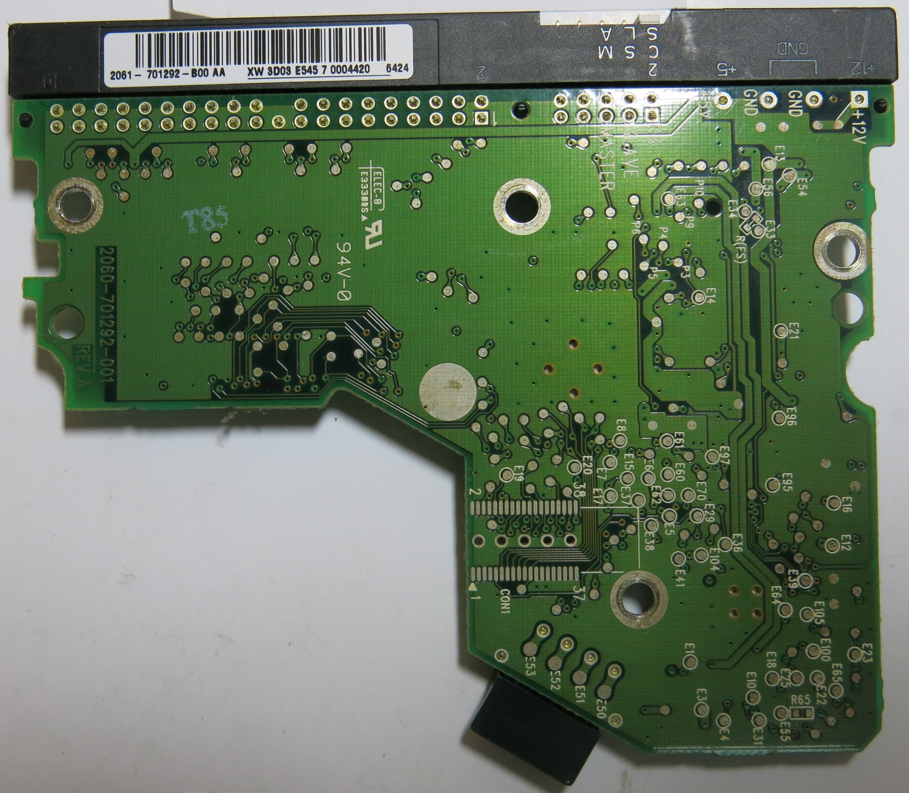 WESTERN DIGITAL WD1600BB-56RDA0 2060-701292-001 REV A PCB