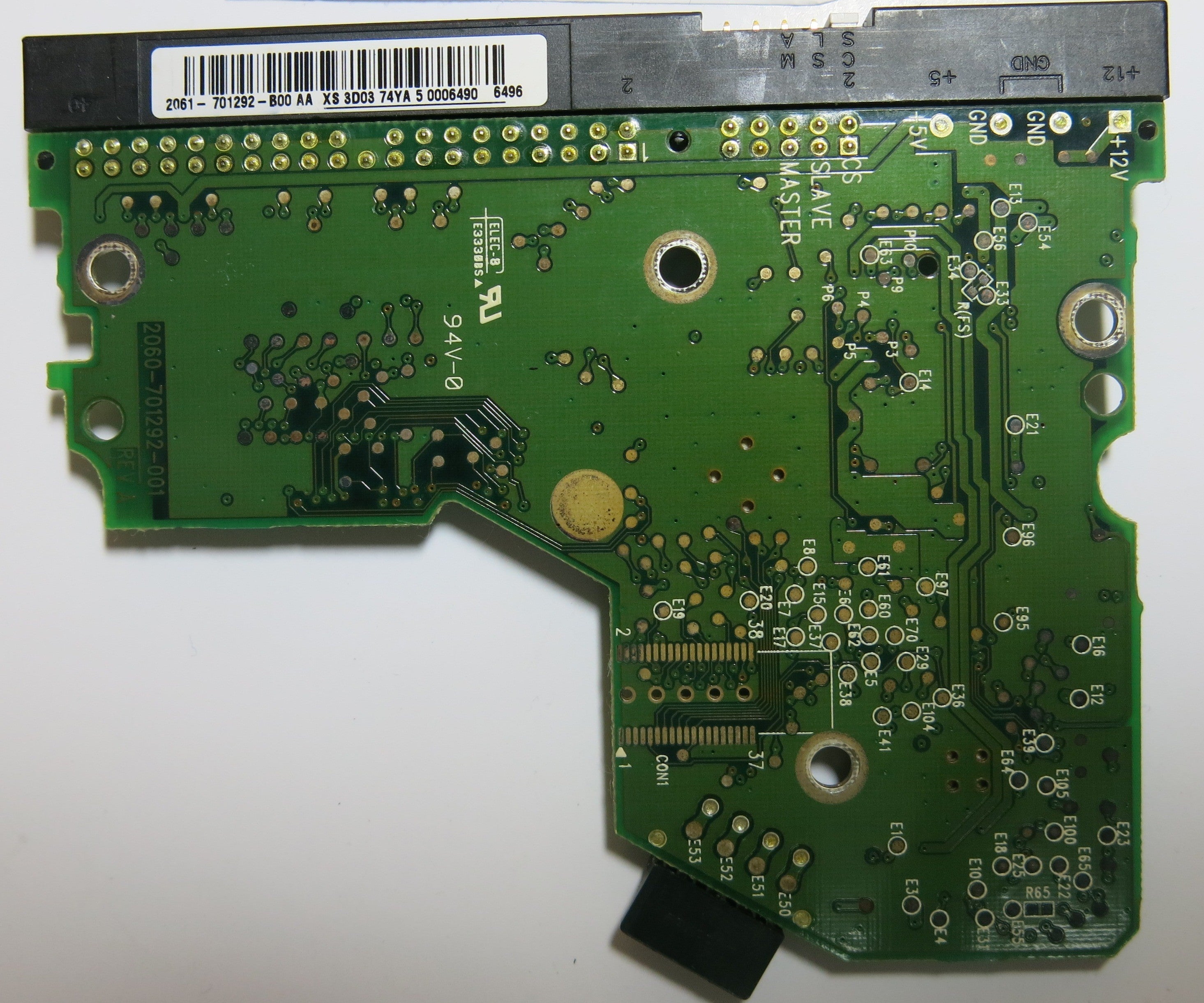 WESTERN DIGITAL WD1600BB-56RDA0 2060-701292-001 REV A PCB