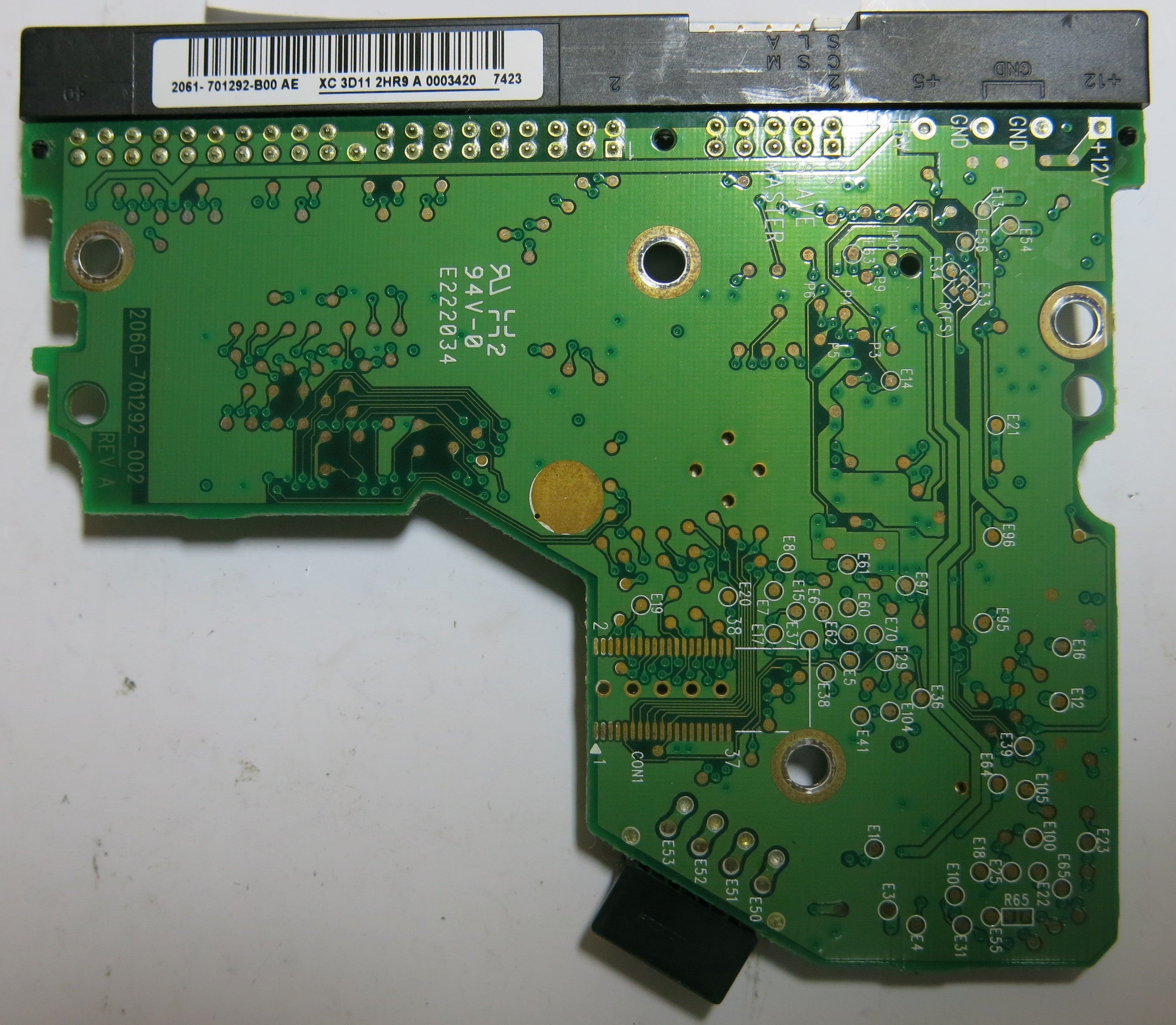 WESTERN DIGITAL WD1600BB-56RDA0 2060-701292-002 PCB