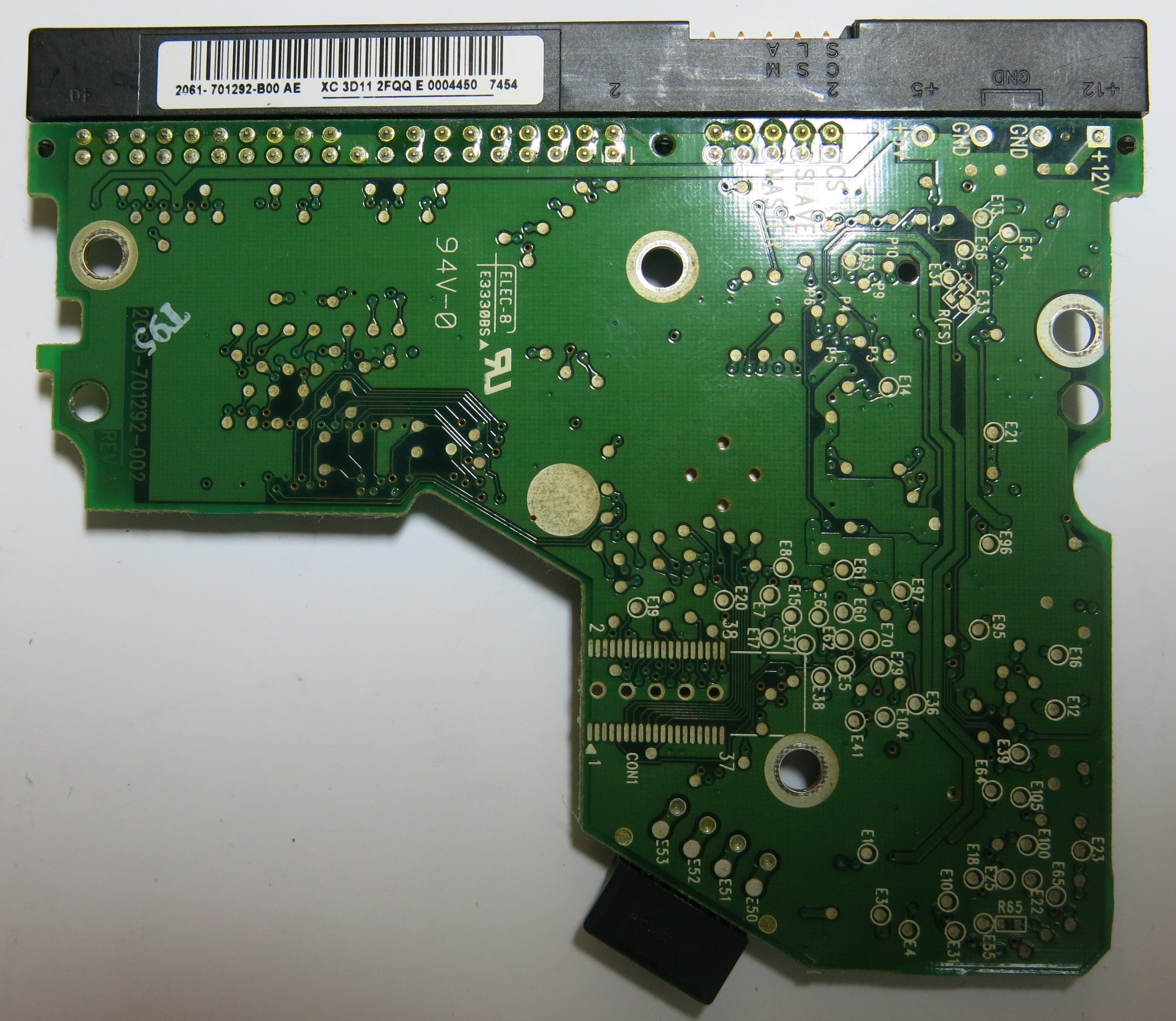 WESTERN DIGITAL WD1600BB-56RDA0 2060-701292-002 REV A PCB
