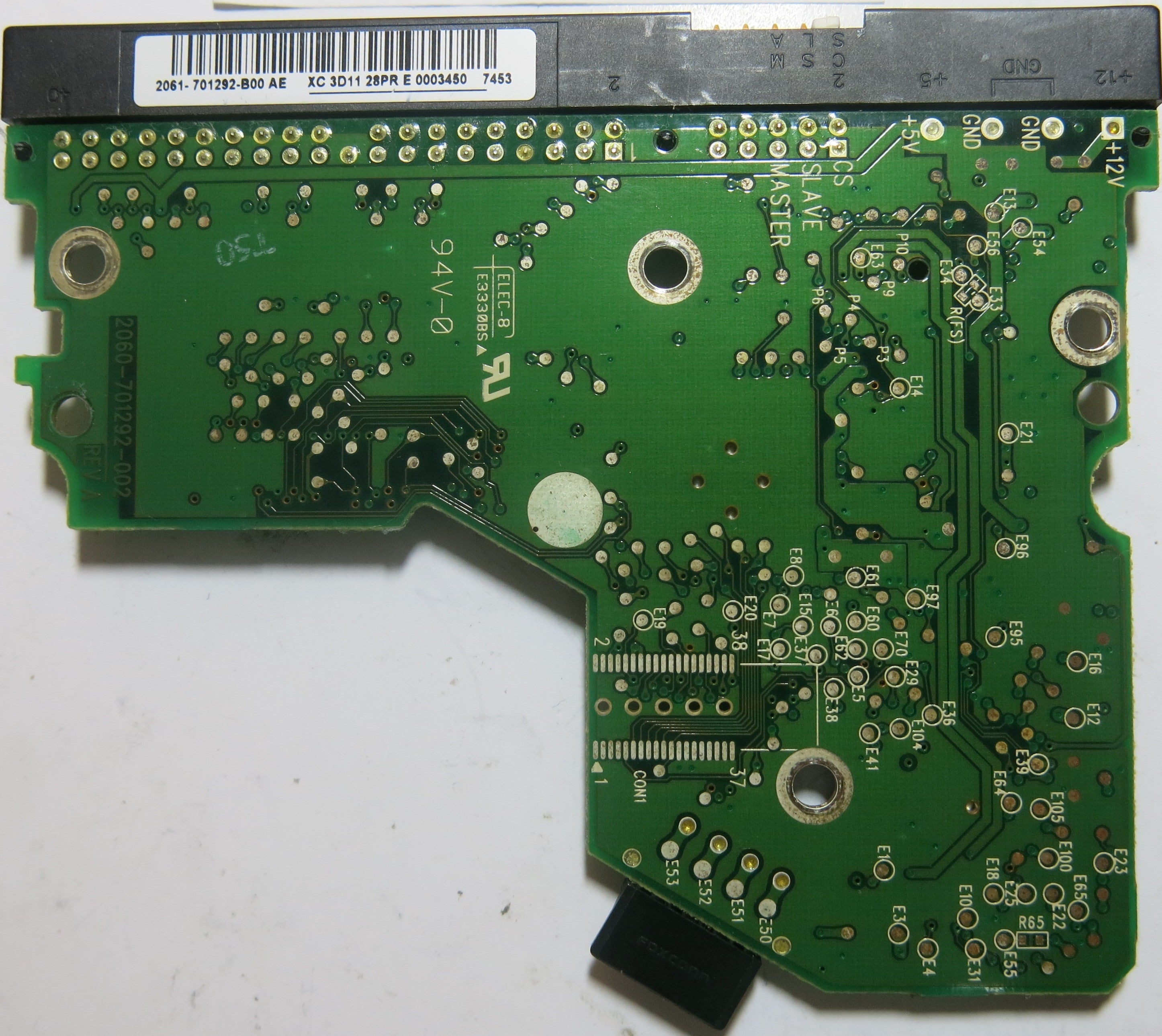 WESTERN DIGITAL WD1600BB-56RDA0 2060-701292-002 REV A PCB