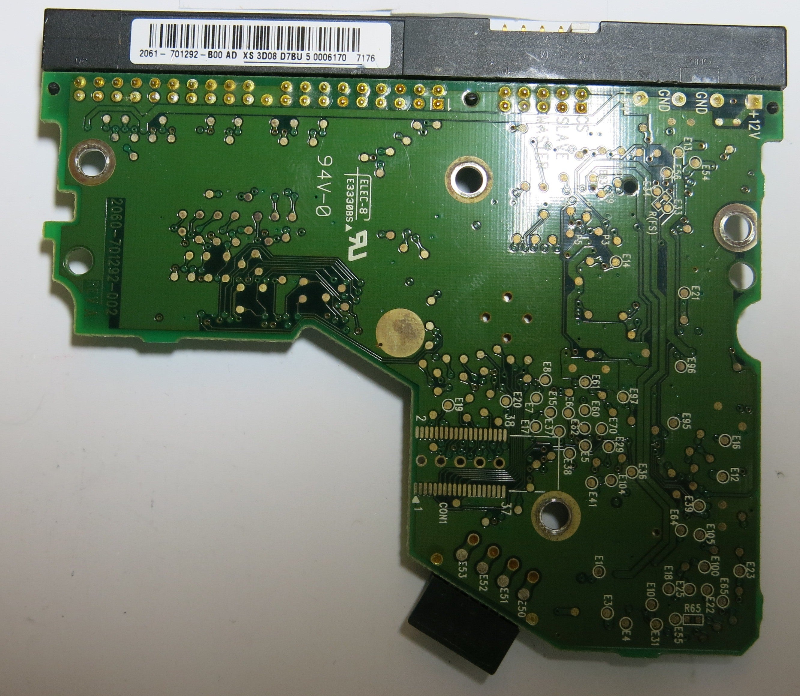 WESTERN DIGITAL WD1600BB-56RDA0 2060-701292-002 REV A PCB