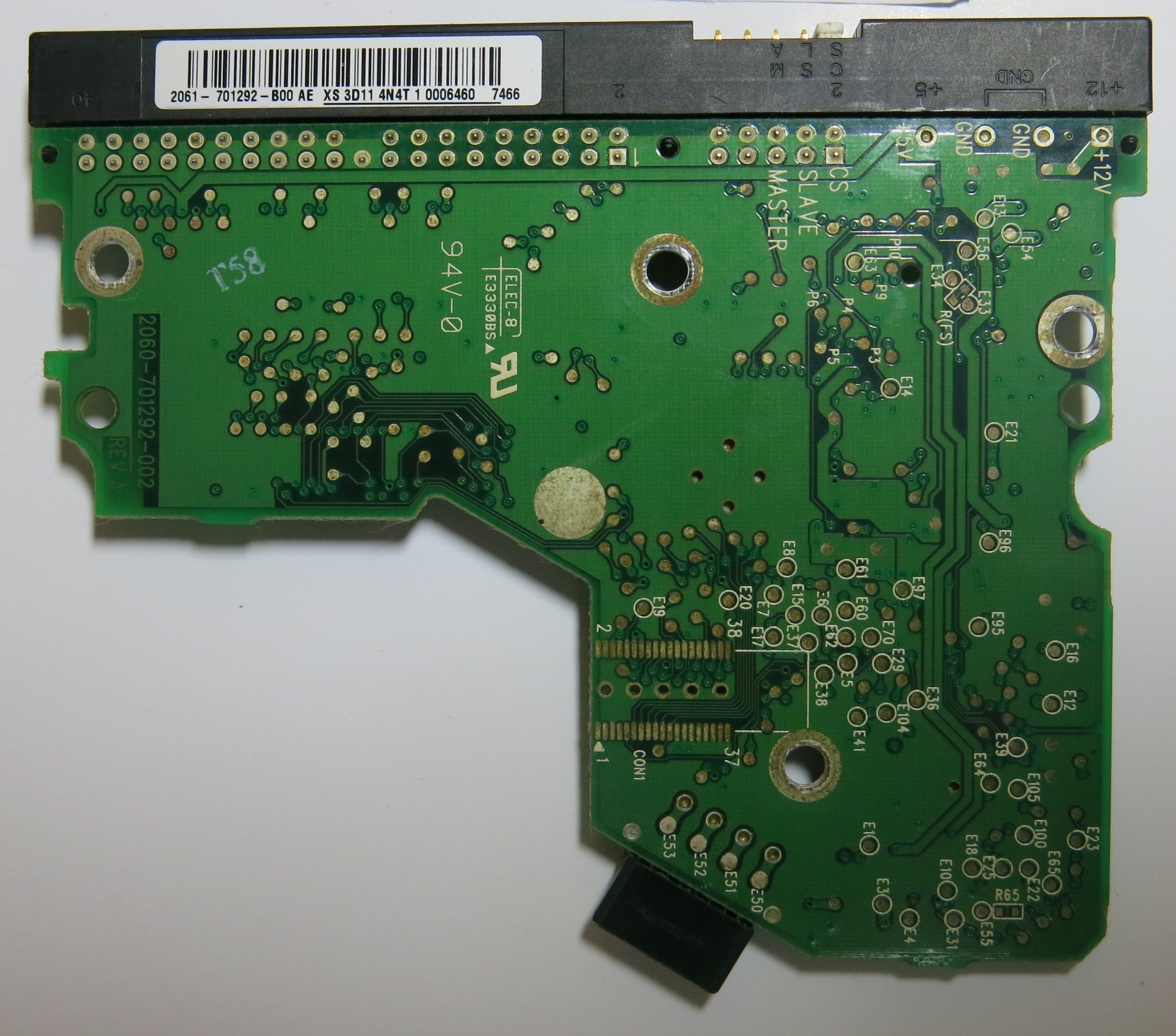 WESTERN DIGITAL WD1600BB-56RDA0 2060-701292-002 REV A PCB