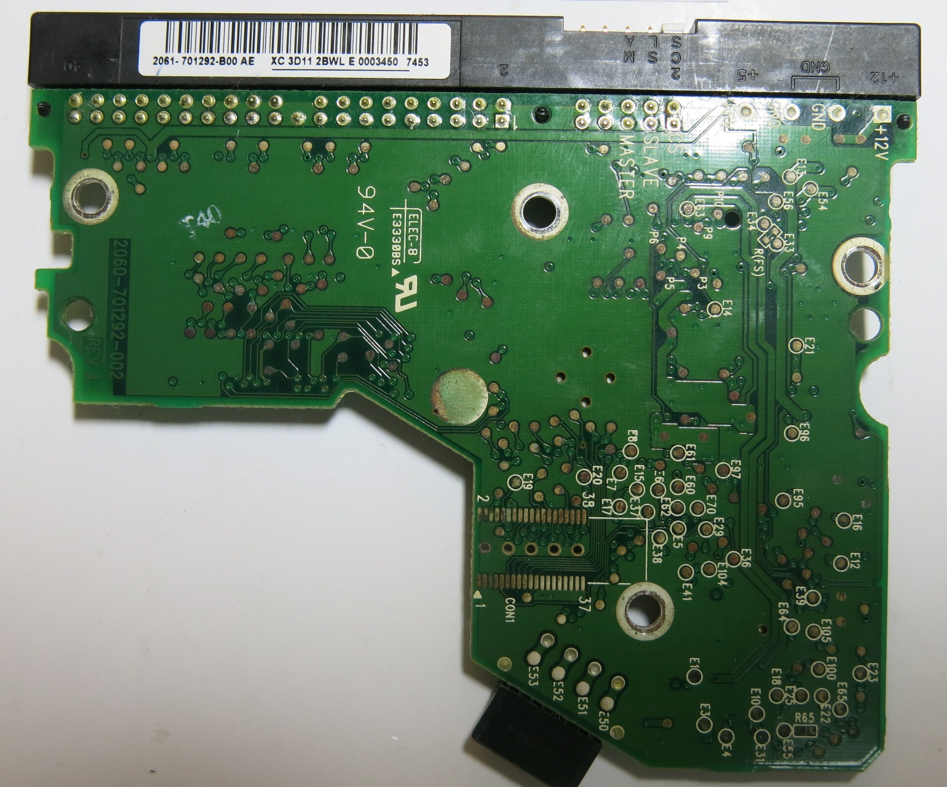 WESTERN DIGITAL WD1600BB-56RDA0 2060-701292-002 REV A PCB