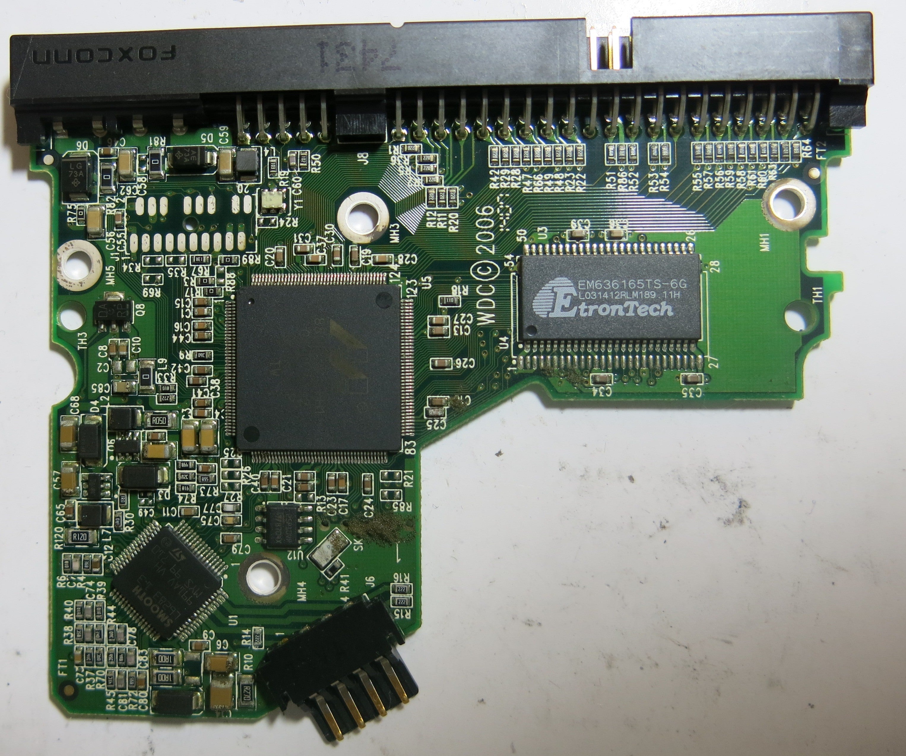 WESTERN DIGITAL WD1600BB-56RDA0 2060-701292-002 REV A PCB