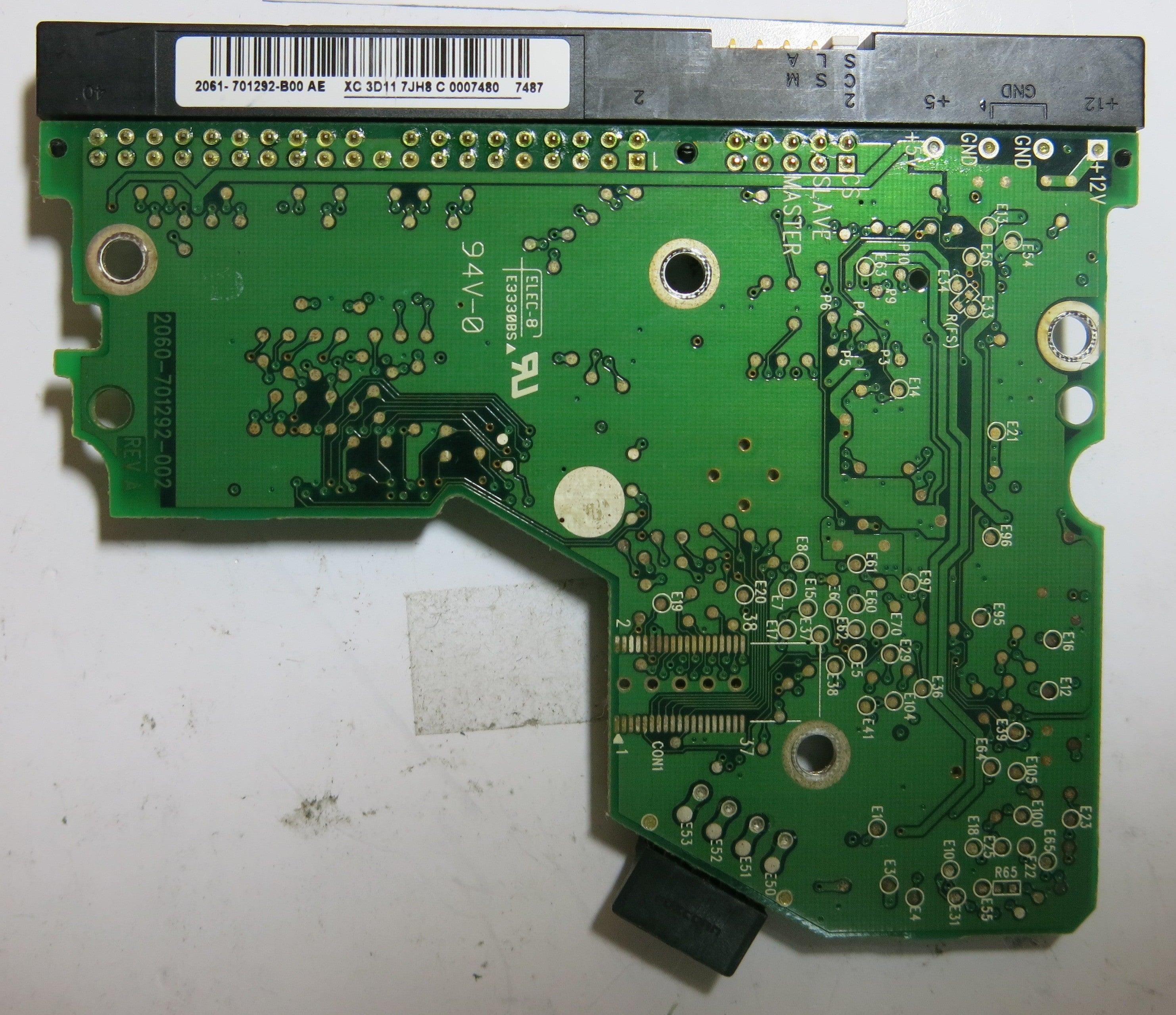 WESTERN DIGITAL WD1600BB-56RDA0 2060-701292-002 REV A PCB