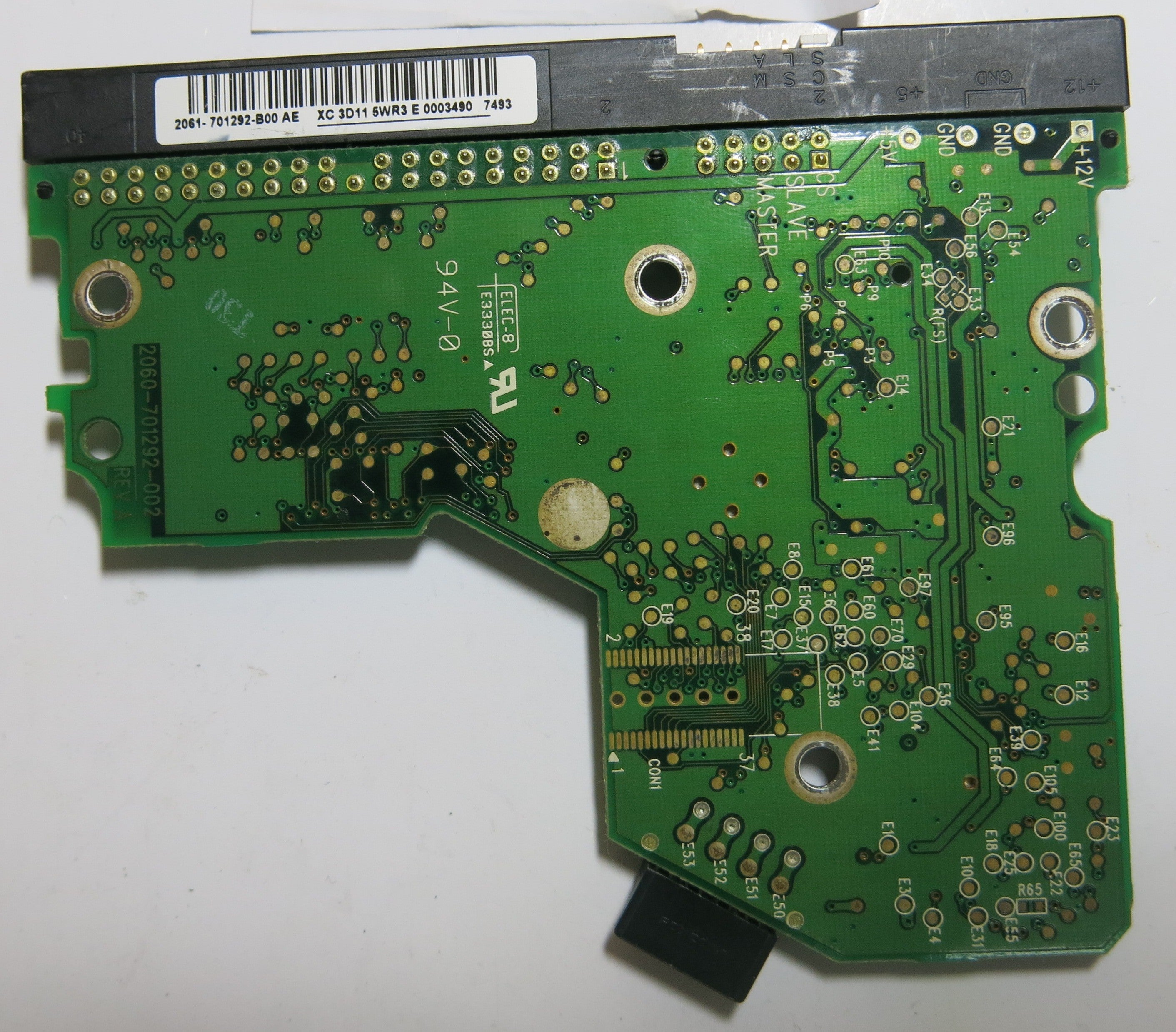 WESTERN DIGITAL WD1600BB-56RDA0 2060-701292-002 REVA PCB