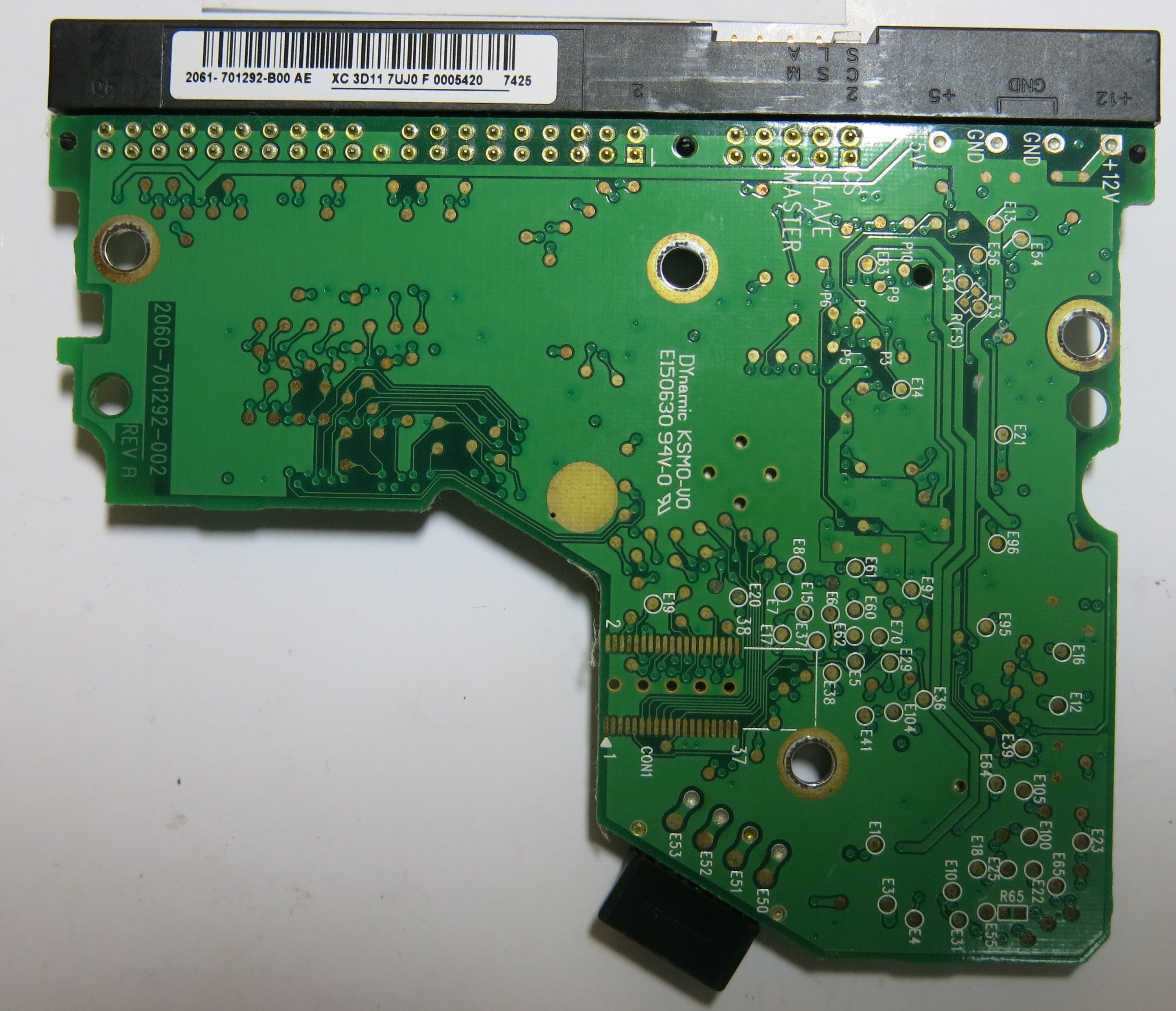 WESTERN DIGITAL WD1600BB-56RDA0 2060-701392-002 REV A PCB