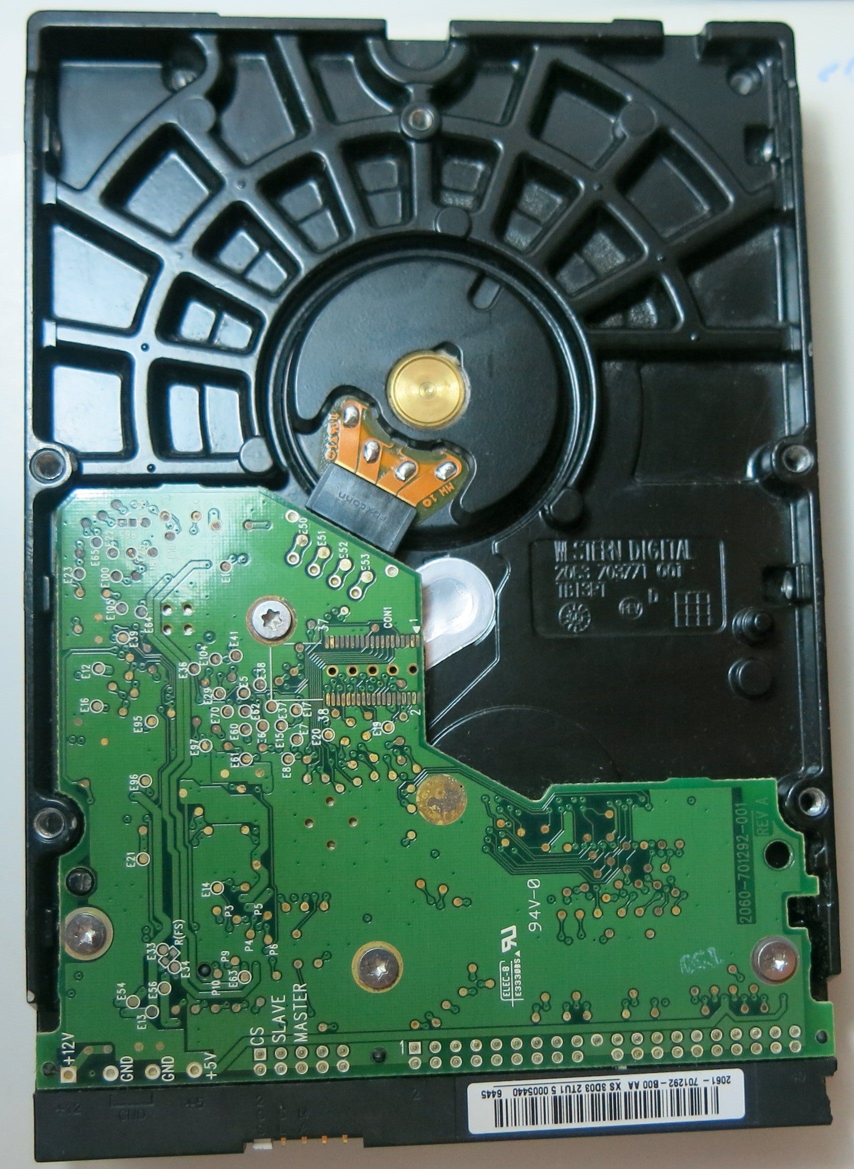 WD1600BB-56RDA0 PCB: 2060-701292-001 REA SERIAL NUMBER: WMANM2971600 DCM HSBANTJAA 160GB