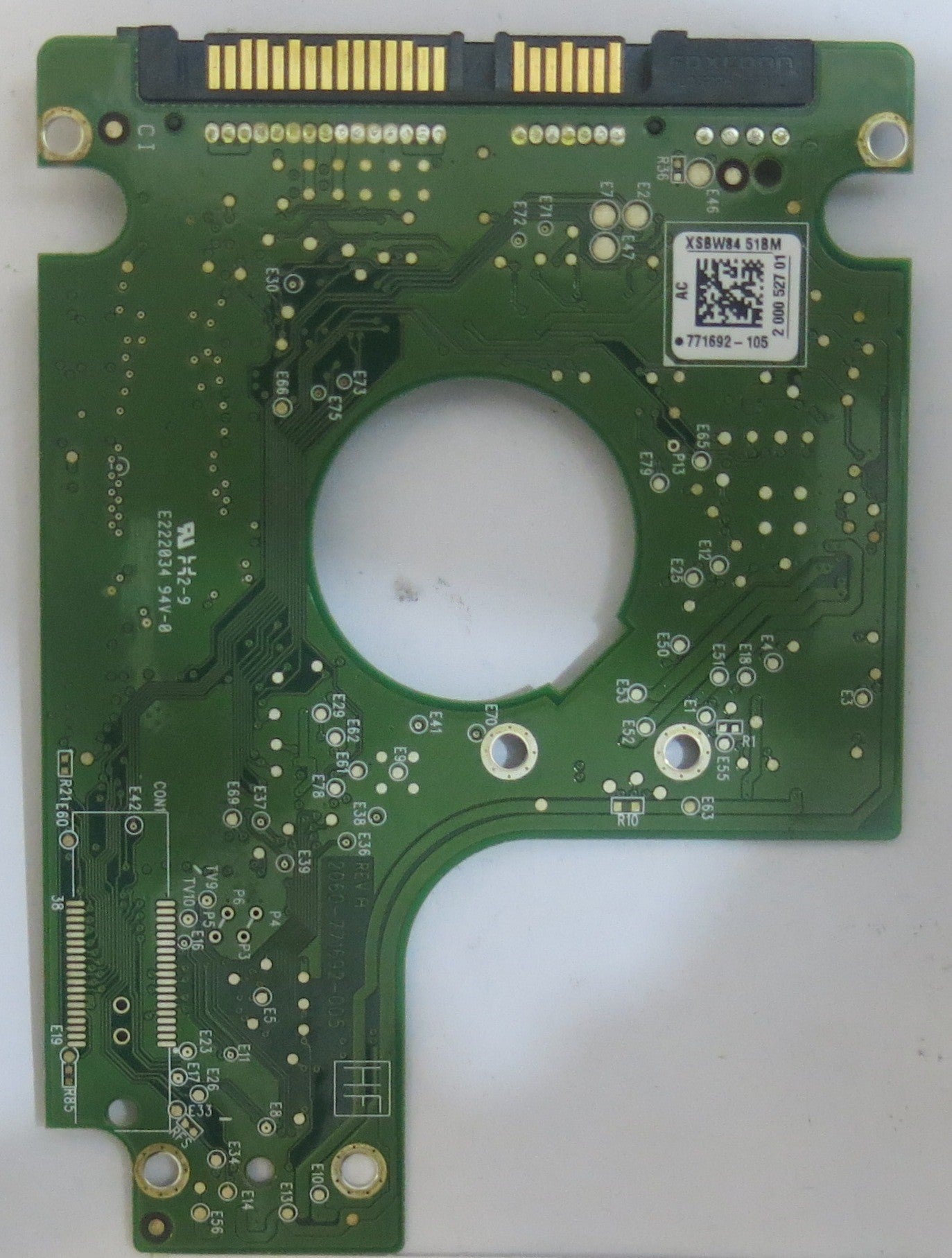 WESTERN DIGITAL WD1600BEKT-00PVMT0 2060-771692-005 REV A PCB