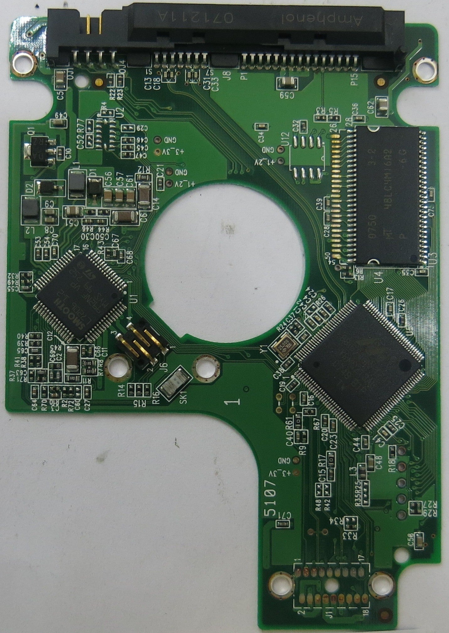 WESTERN DIGITAL WD1600BEVS-00RST0 2060-701450-011 REV A PCB