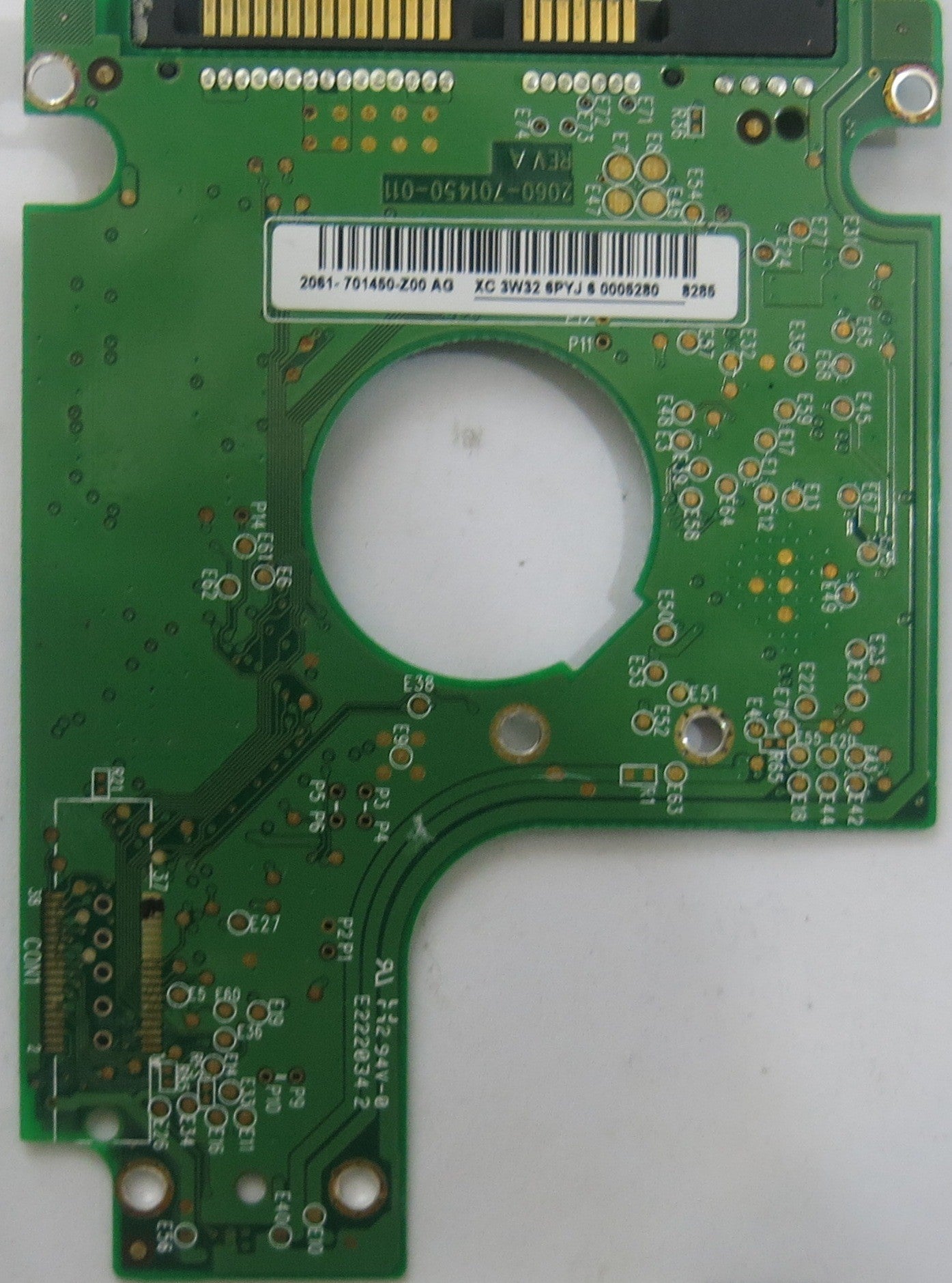 WESTERN DIGITAL WD1600BEVS-00RST0 2060-701450-011 REV A PCB