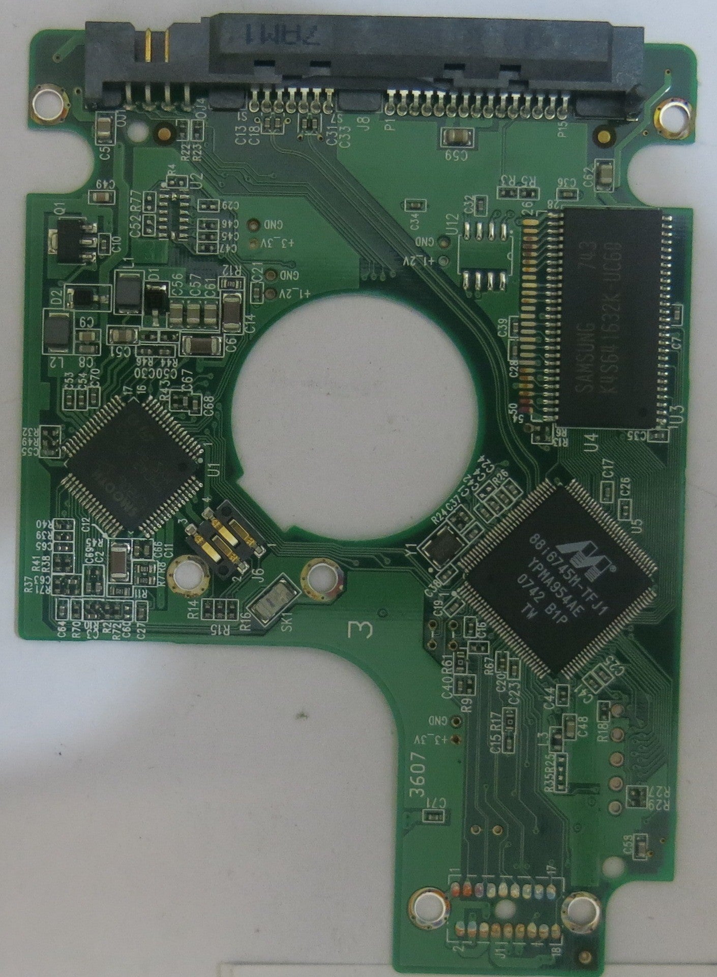 WESTERN DIGITAL WD1600BEVS-00UST0 2060-701499-000 REV A PCB