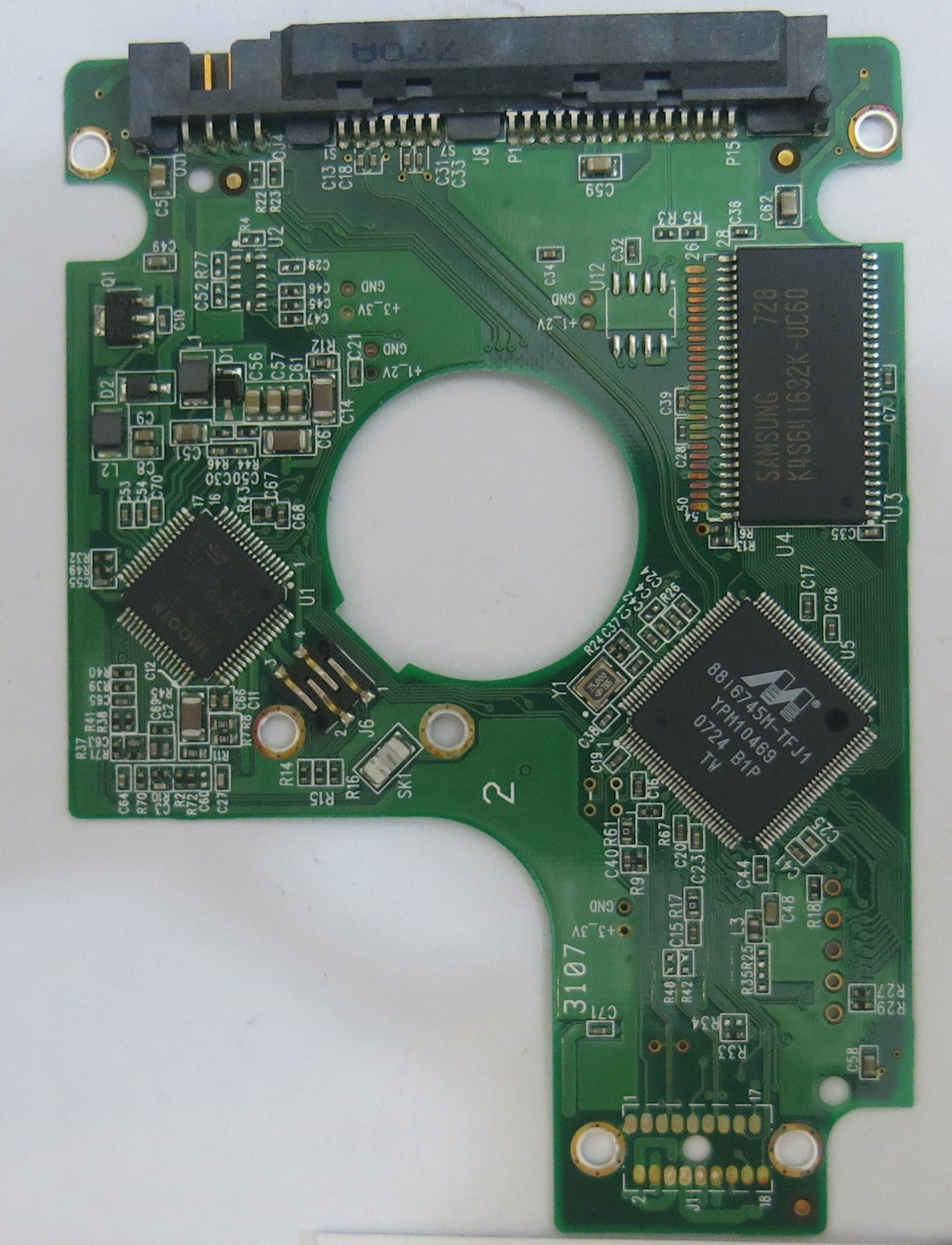 WESTERN DIGITAL WD1600BEVS-22RST0 2060-701450-011 REV A PCB