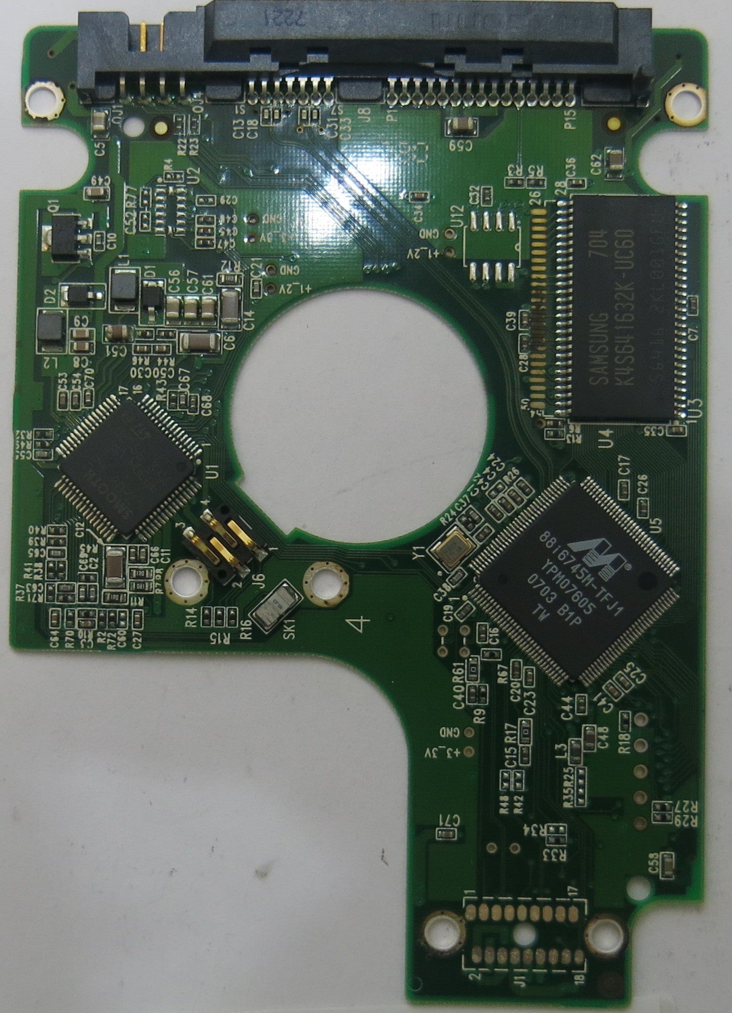 WESTERN DIGITAL WD1600BEVS-60RST0 2060-701450-011 REV A PCB