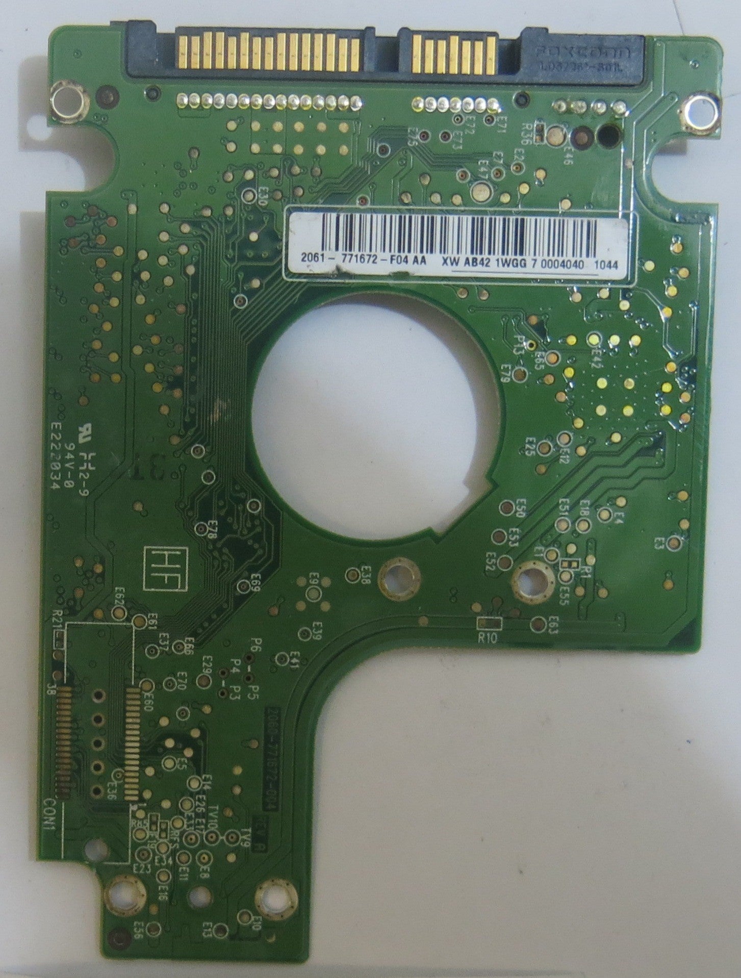 WESTERN DIGITAL WD1600BEVT-22A23T0 2060-771672-004 REV A PCB