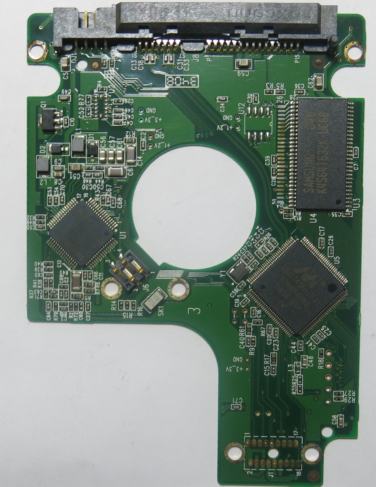 WESTERN DIGITAL WD1600BEVT-22ZCT0 2060-701499-000 REV A PCB