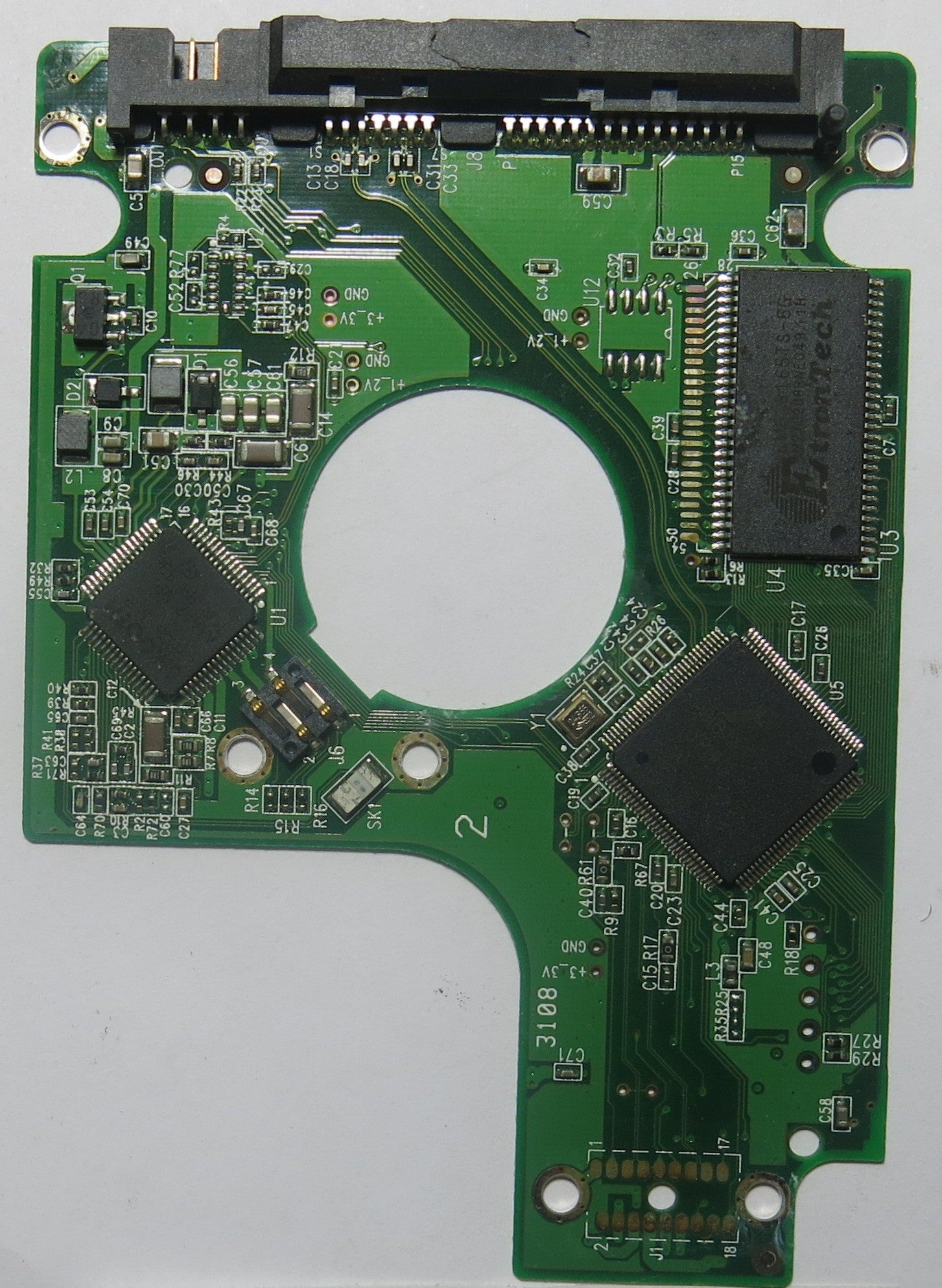 WESTERN DIGITAL WD1600BEVT-22ZCT0 2060-701499-000 REV A PCB