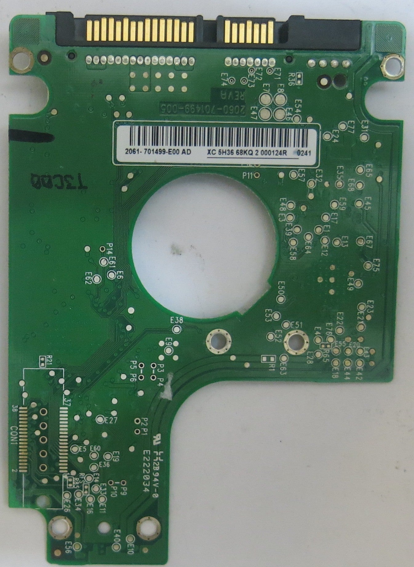 WESTERN DIGITAL WD1600BEVT-22ZCT0 2060-701499-005 REV A PCB